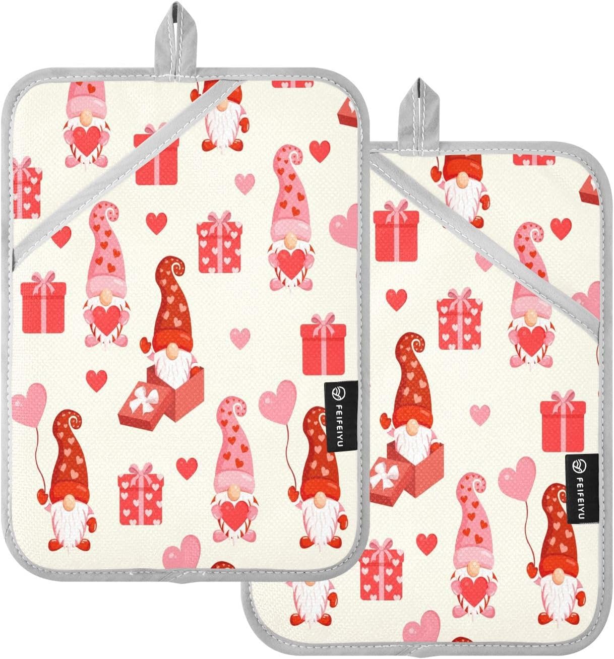 Cute Heat-Resistant Potholders 2-Pack