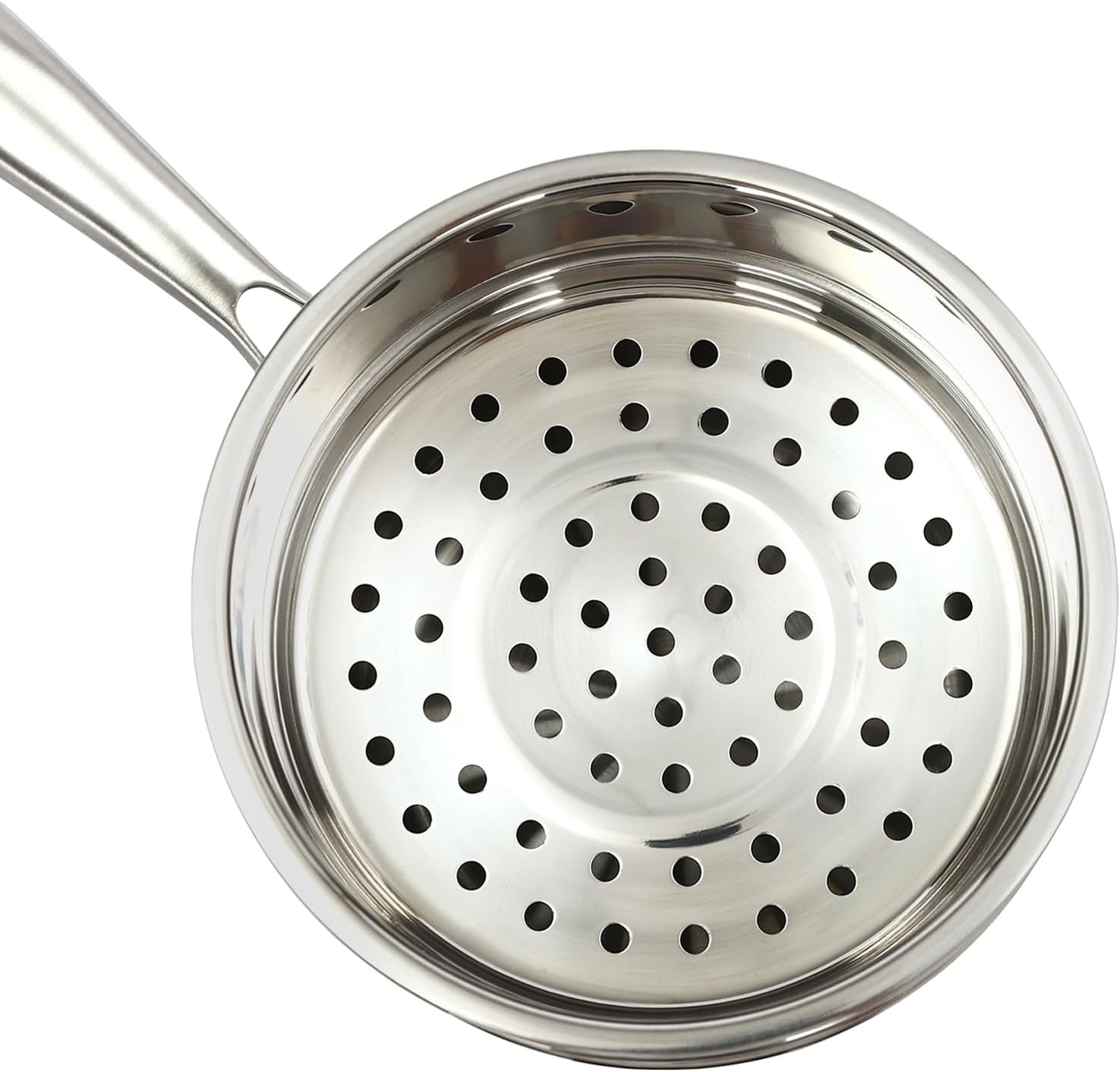 14 Quart Stainless Steel Saucepan with Built-in Steamer