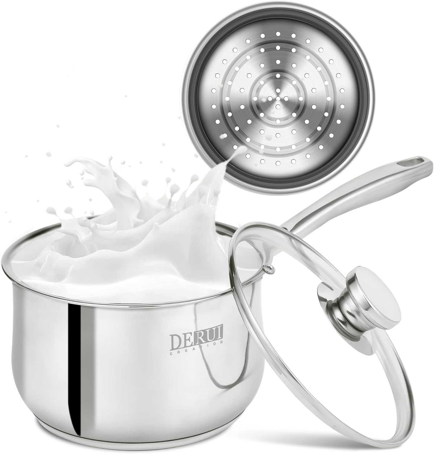 Stainless Steel Saucepan 18cm