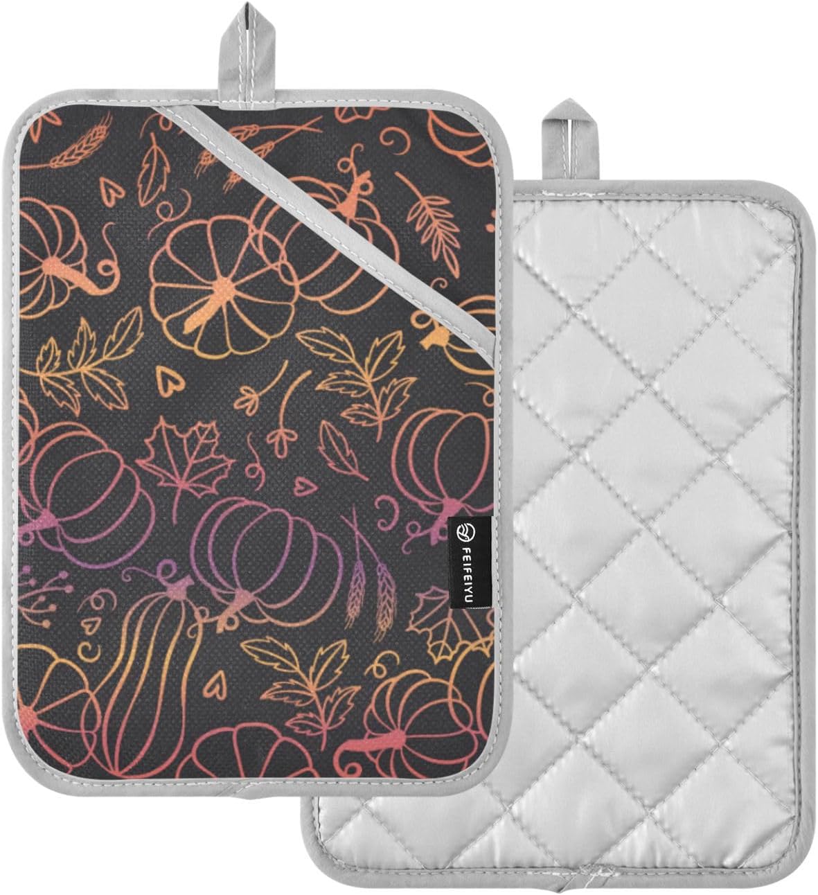 Heat-Resistant Pumpkins Pot Holder 2-Pack