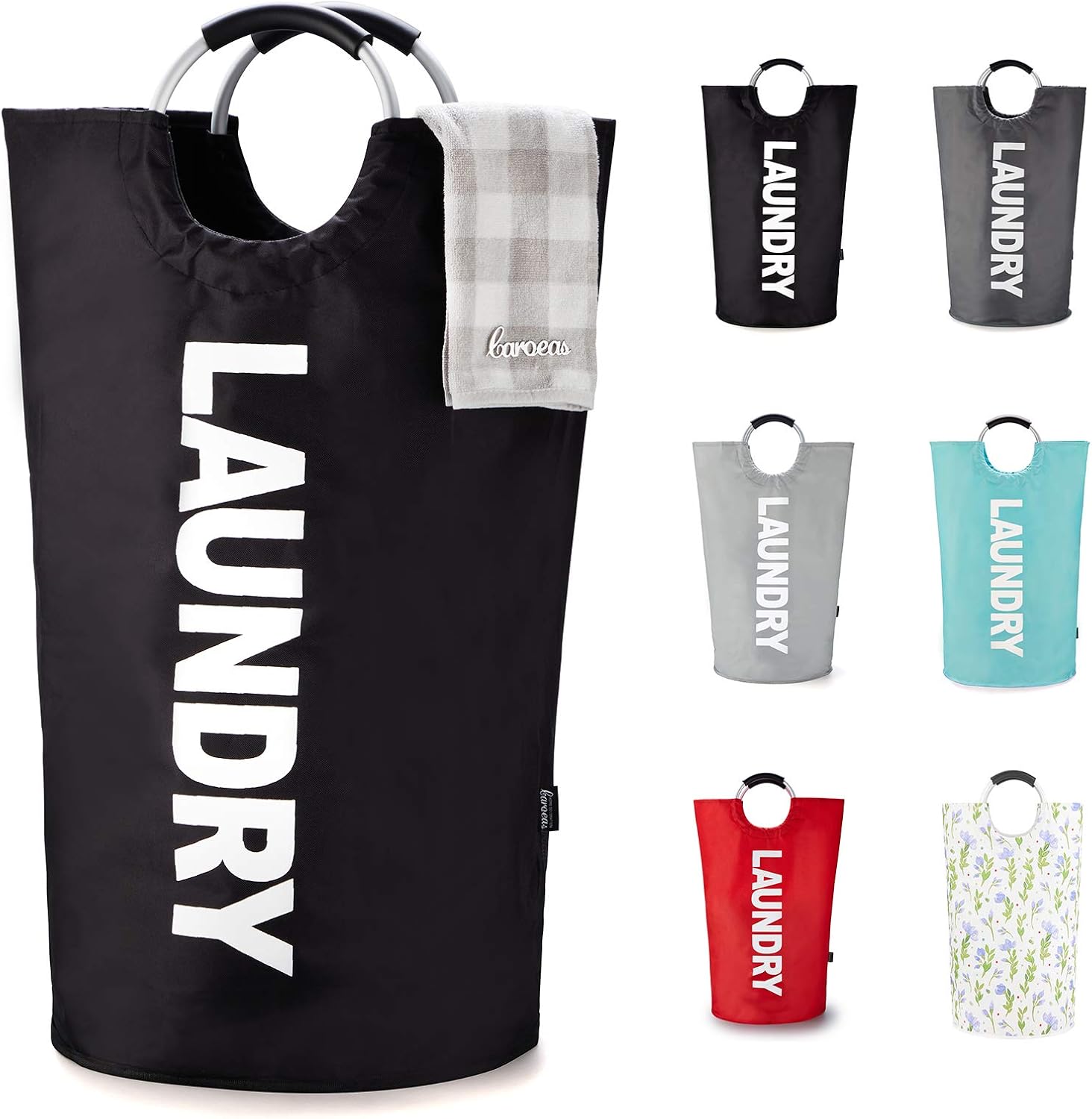 Sturdy 90L Folding Laundry Hamper 13 Colors