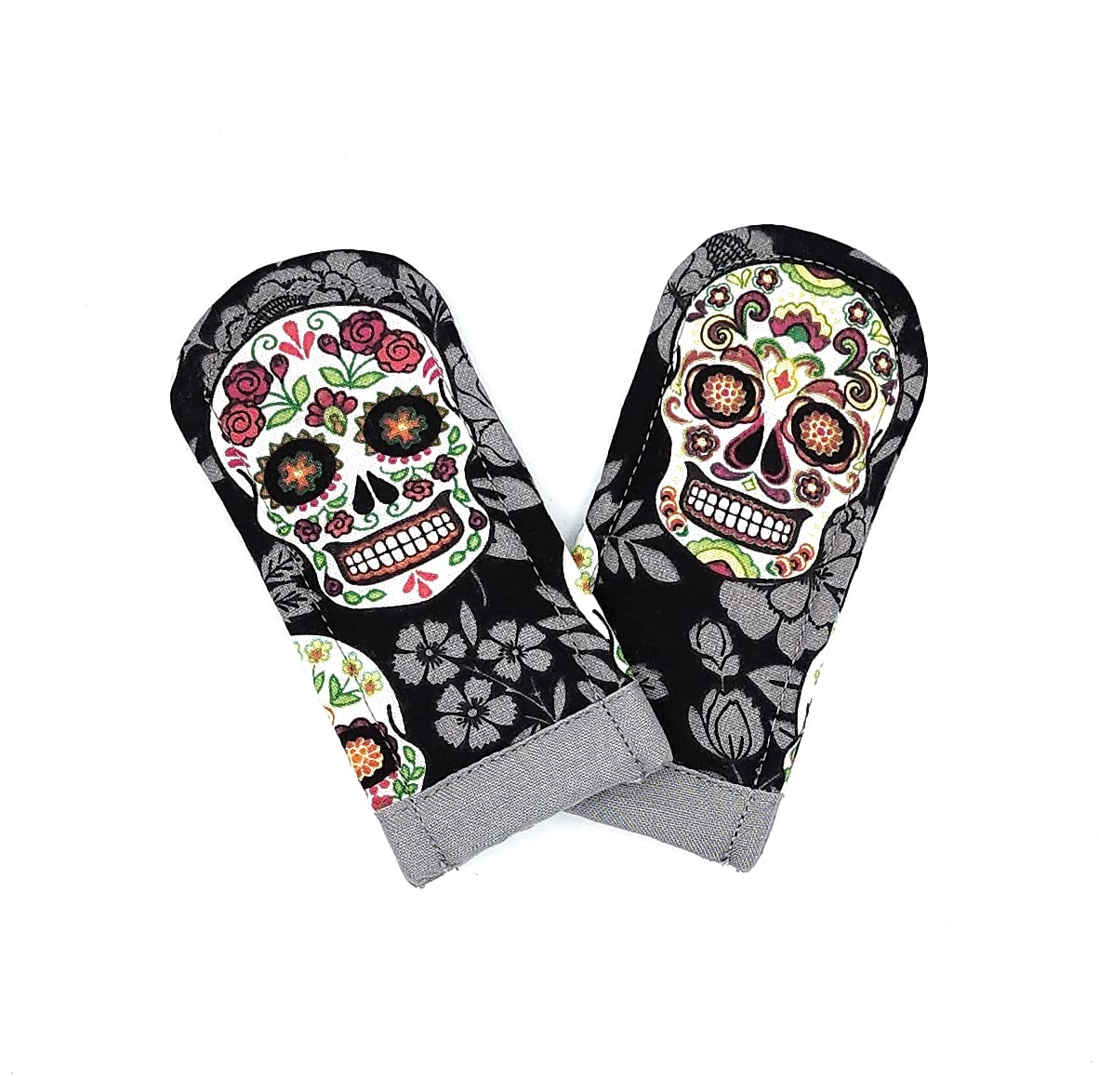Sugar Skull Pot Holder Set - Da de Muertos Theme