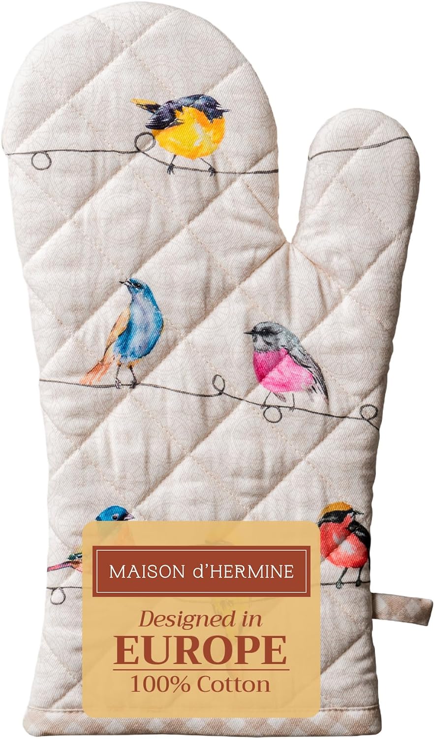 Charming 100 Cotton Oven Mitt