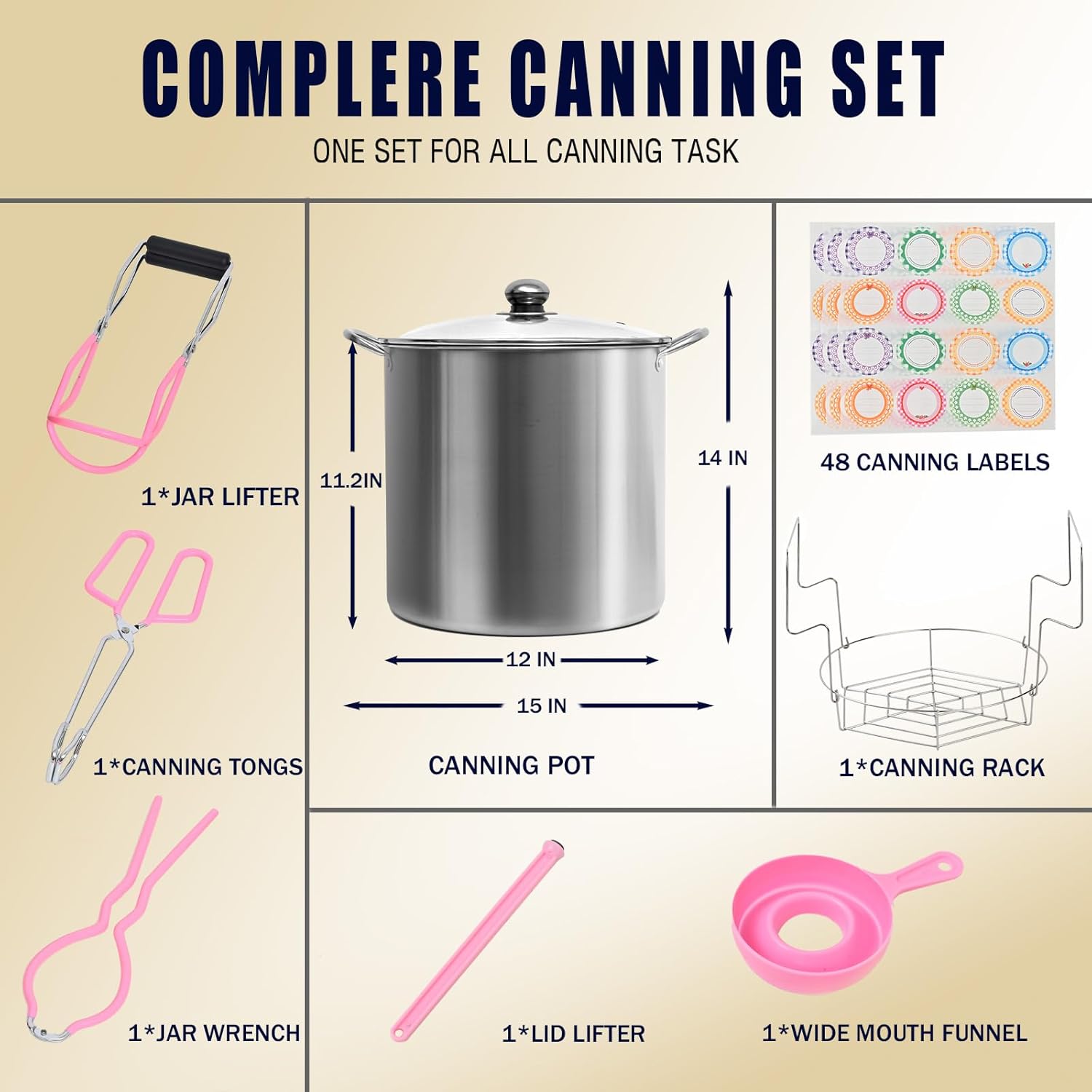 Canning Pot Kit 215 qt