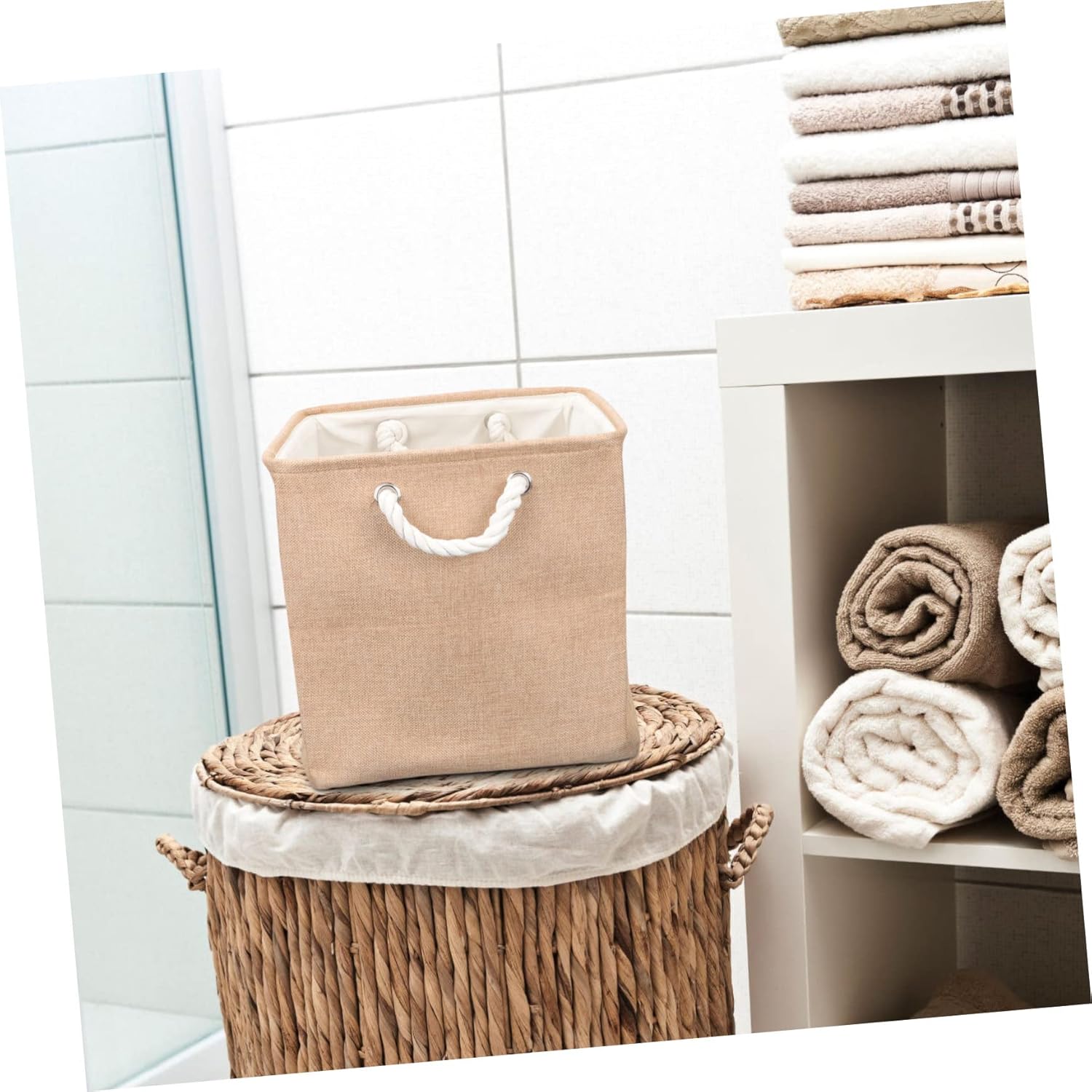 Cabilock Modern Minimalist Storage Basket for Laundry Use