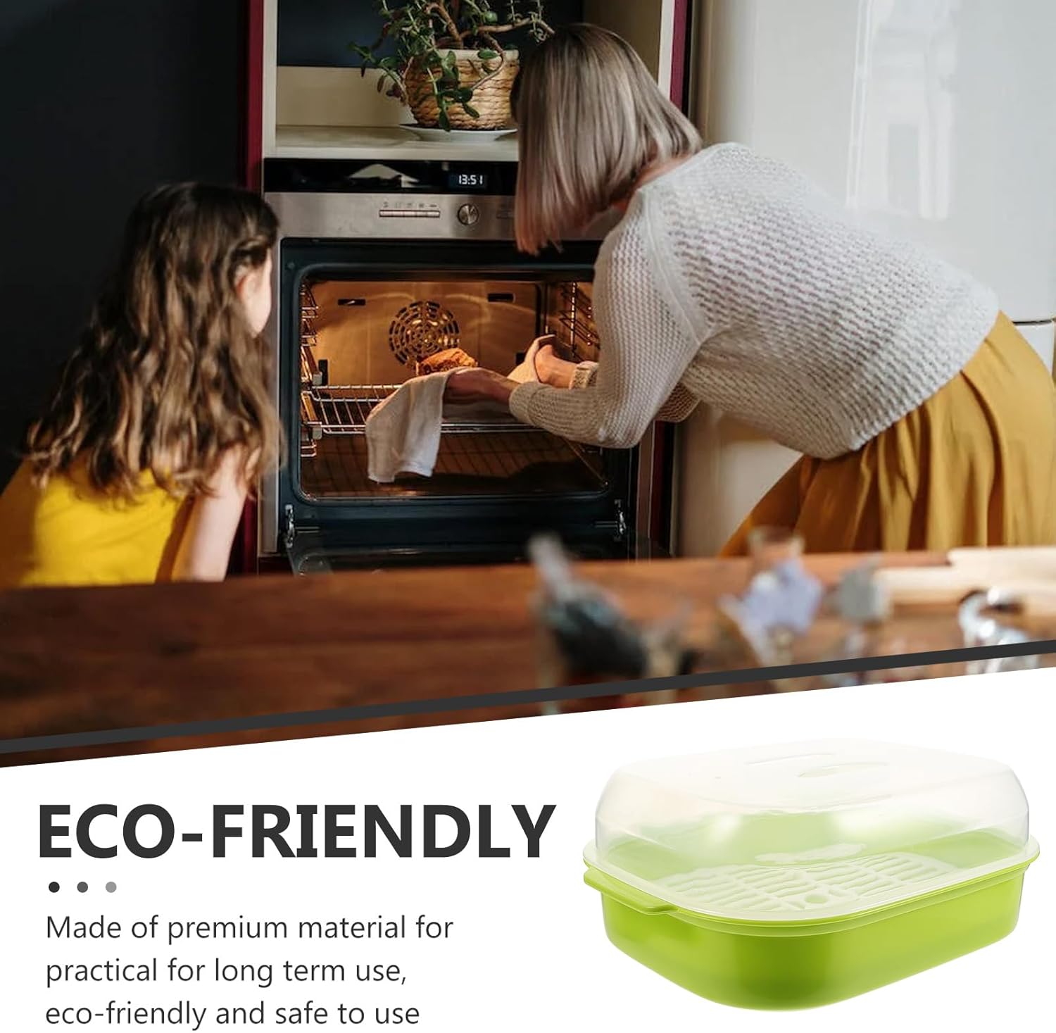 DOITOOL 1pc Microwave Steamer for Steamed Buns 1