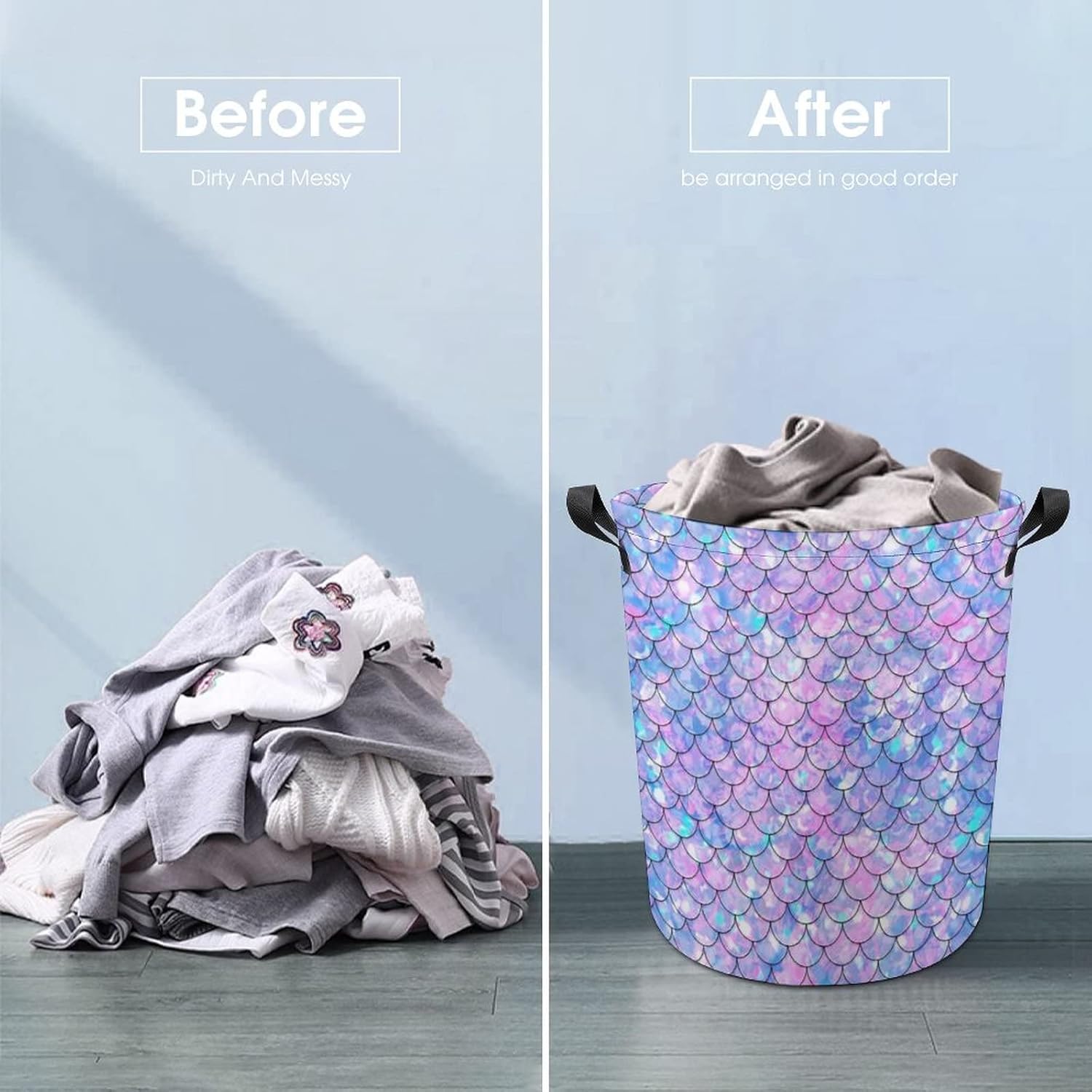 Collapsible laundry basket