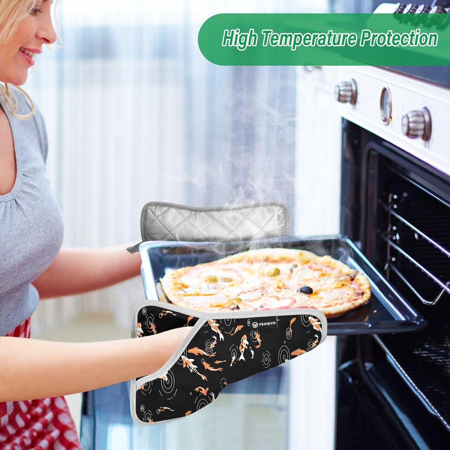 Perfect Choice Potholder Set for Baking BBQ