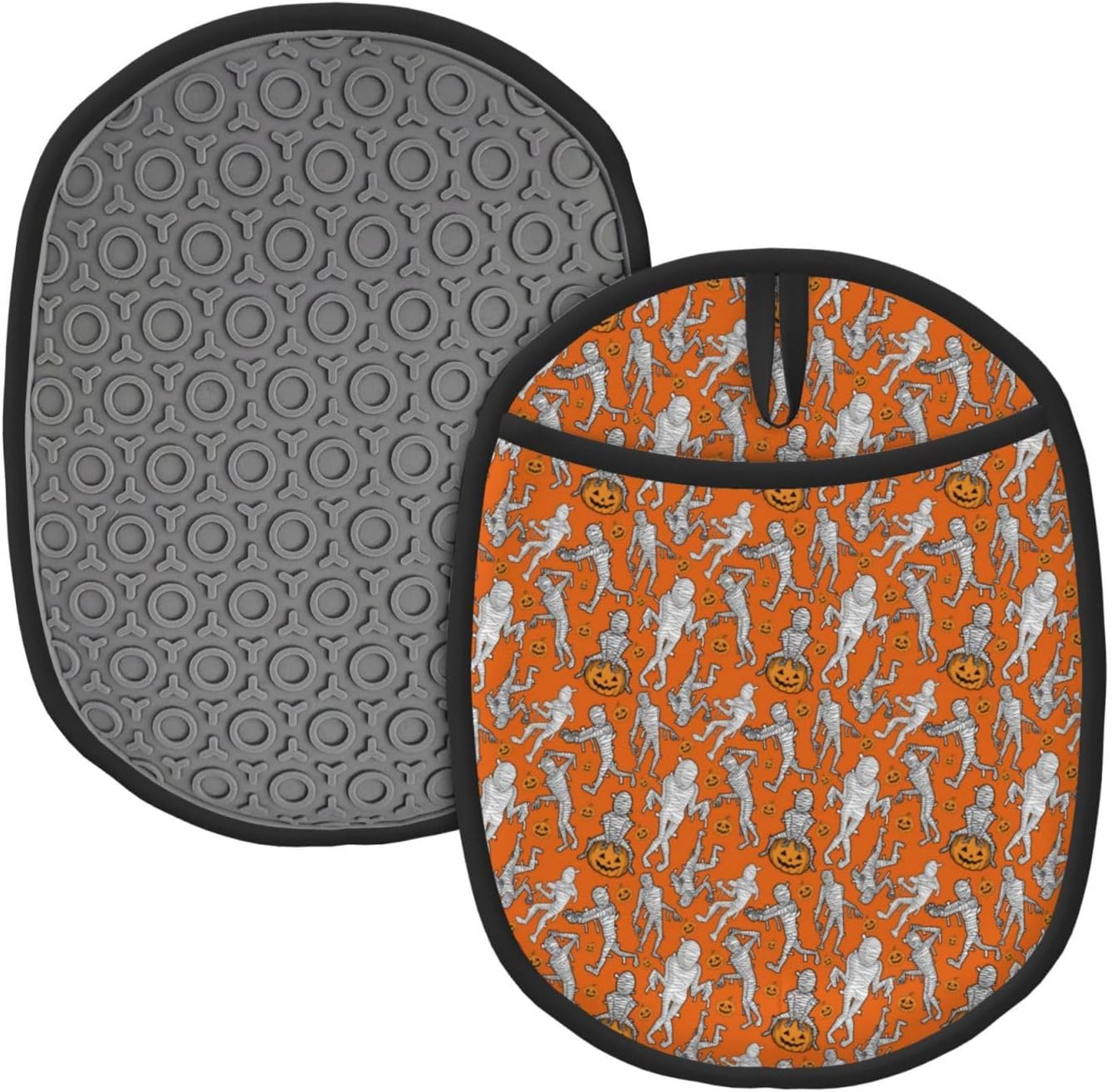 Buewutiry Halloween Mummy Oven Mitts