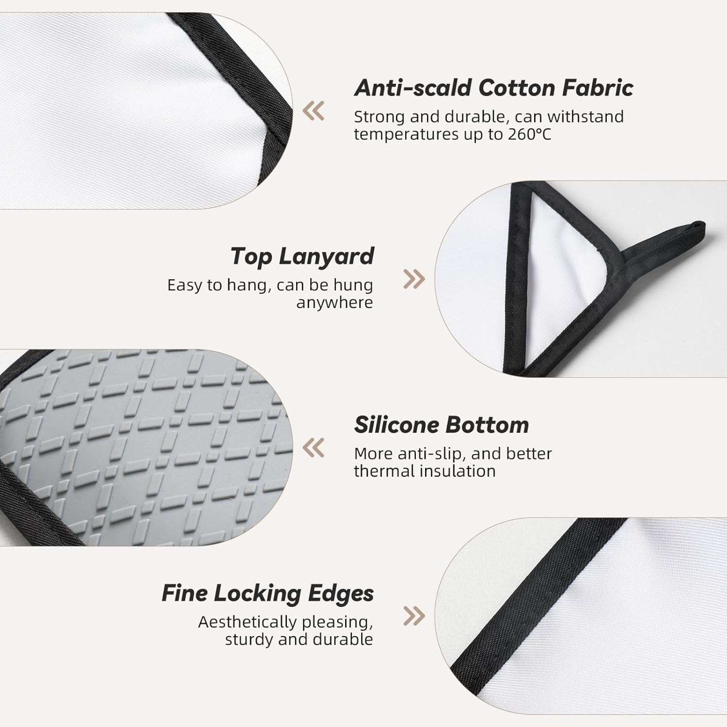 Spooky Siberia Heat-Resistant Potholders