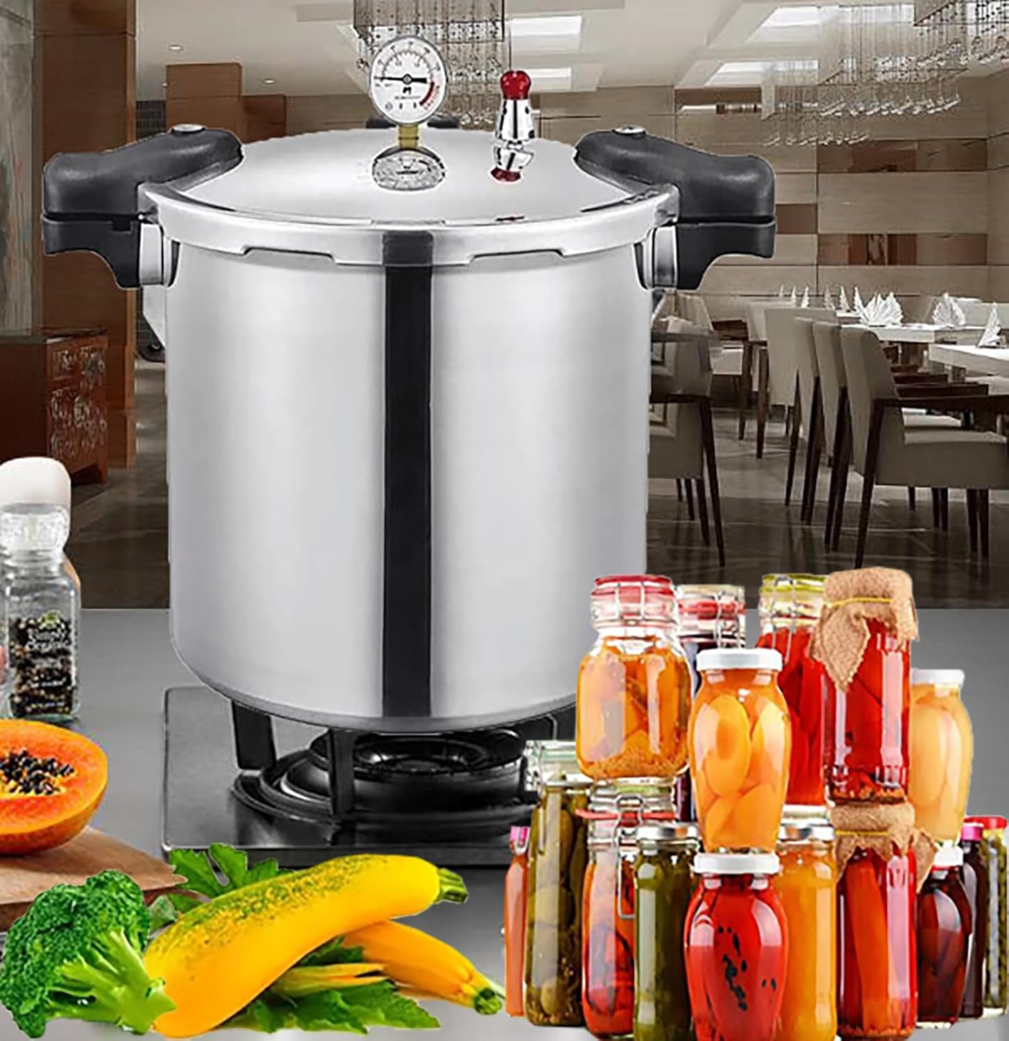 25 Quart Pressure Canner Cooker
