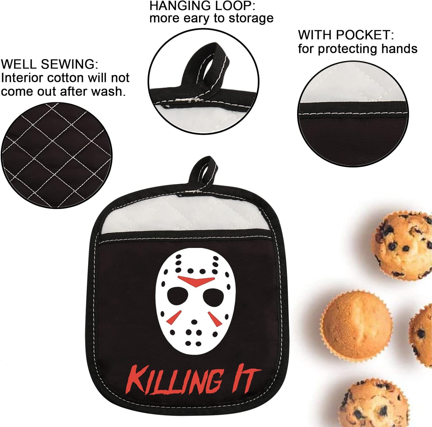 ZXJHPO Kills It Pot Holder