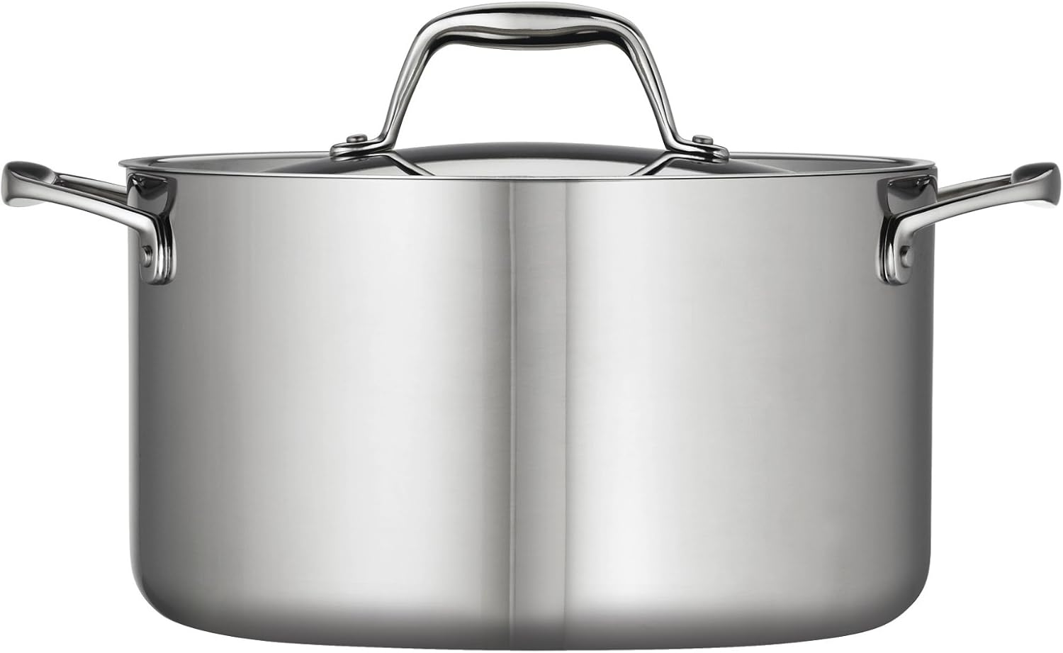 Tri-Ply Clad Stainless Steel 6-Quart Sauce Pot with Lid