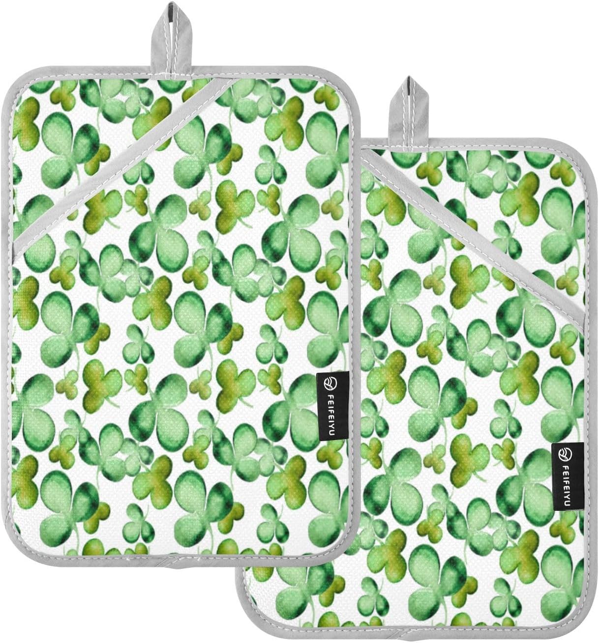 Premium 2-Pack Pot Holders Heat-Resistant - Easy Kitchen Use