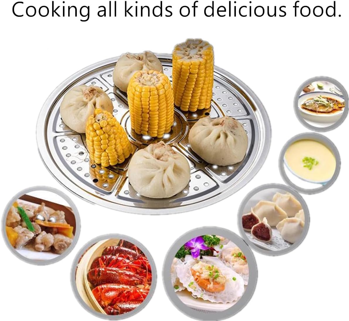 Stainless-Steel Pressure Cooker Canner Rack 4PCS Set