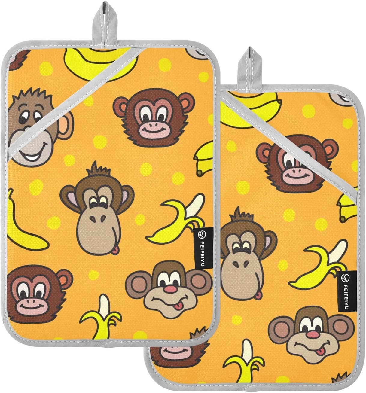 Cute Potholders for Cooking with Monkeys