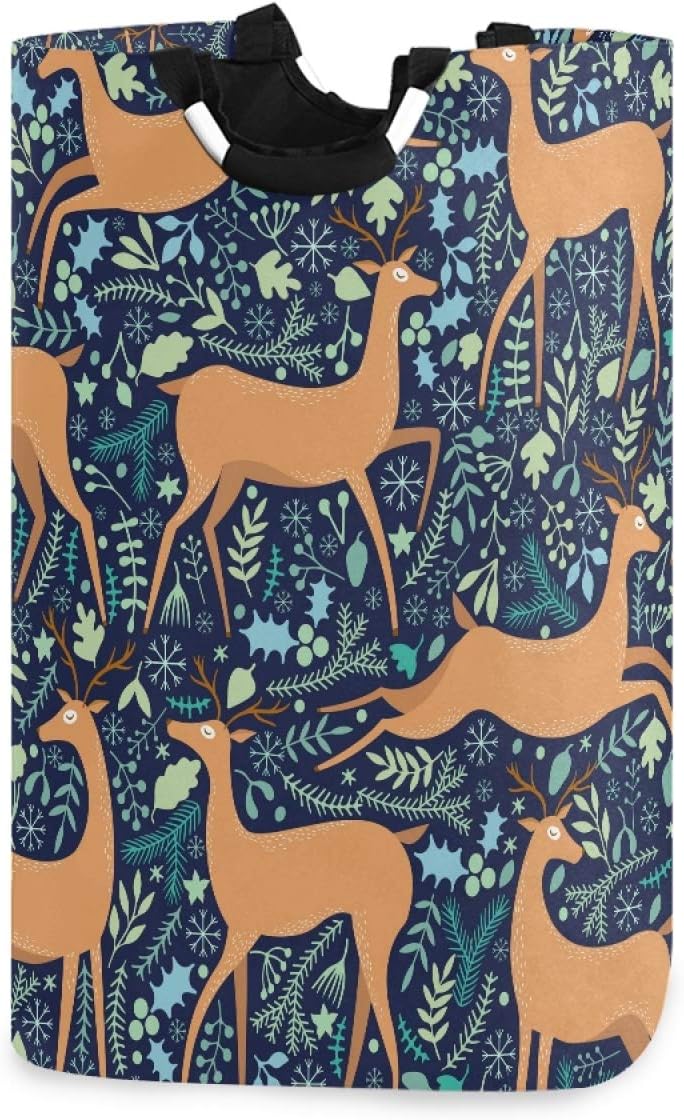 Susiyo Christmas Deer Laundry Basket