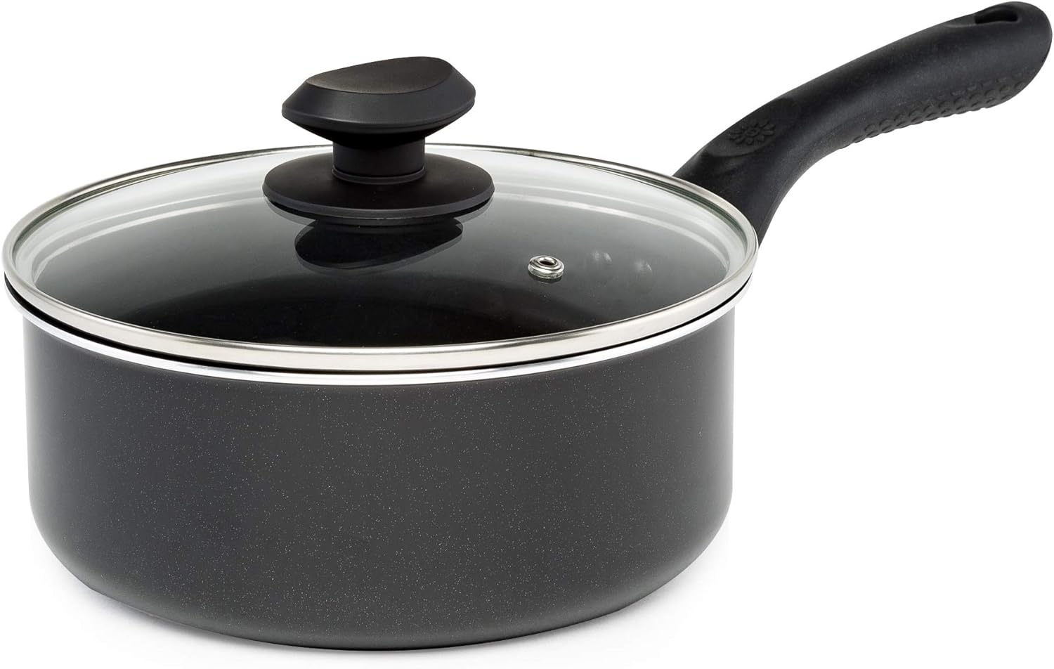 Ecolution 3-Quart Sauce Pan Black Dishwasher Safe