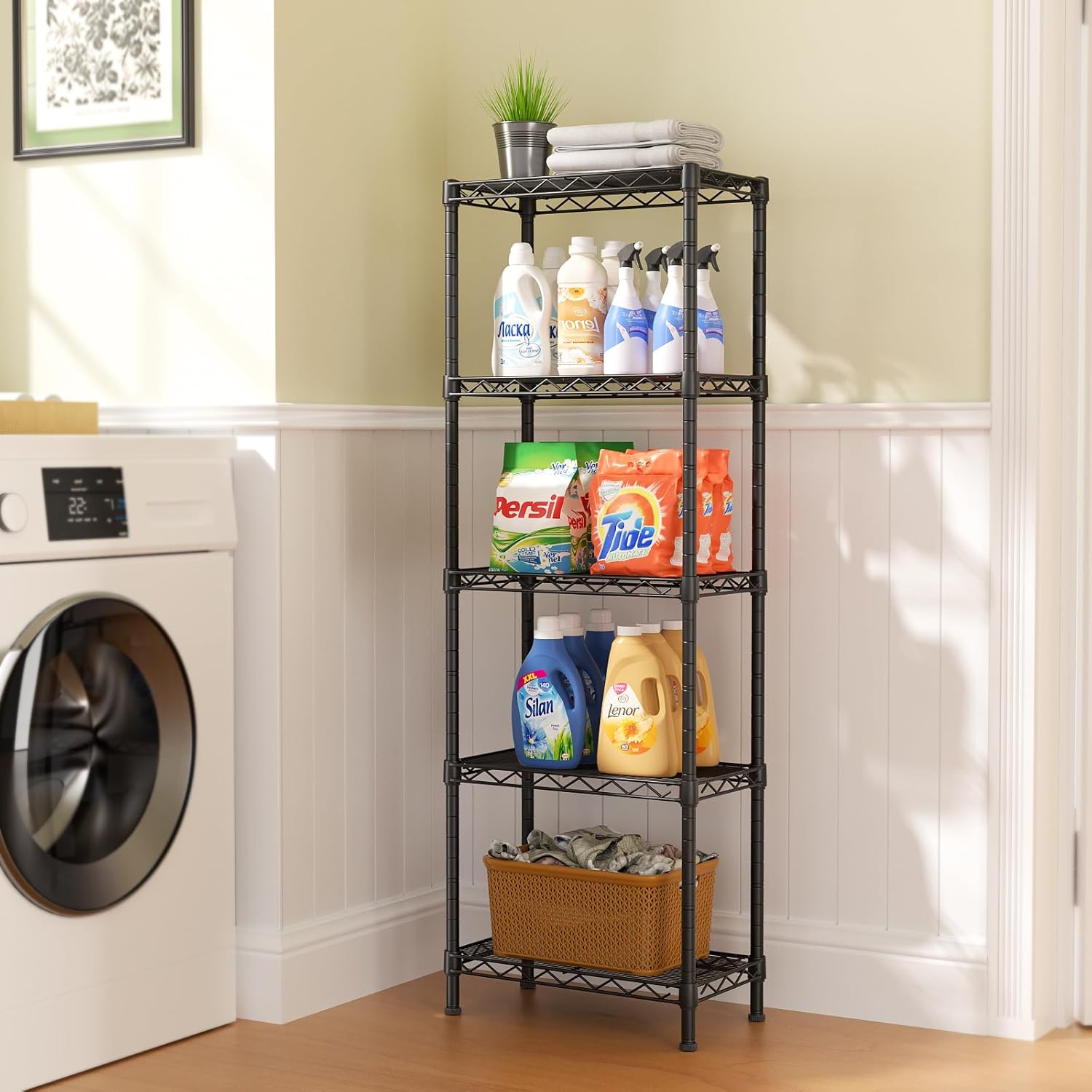 Versatile 5-Tier Adjustable Shelf