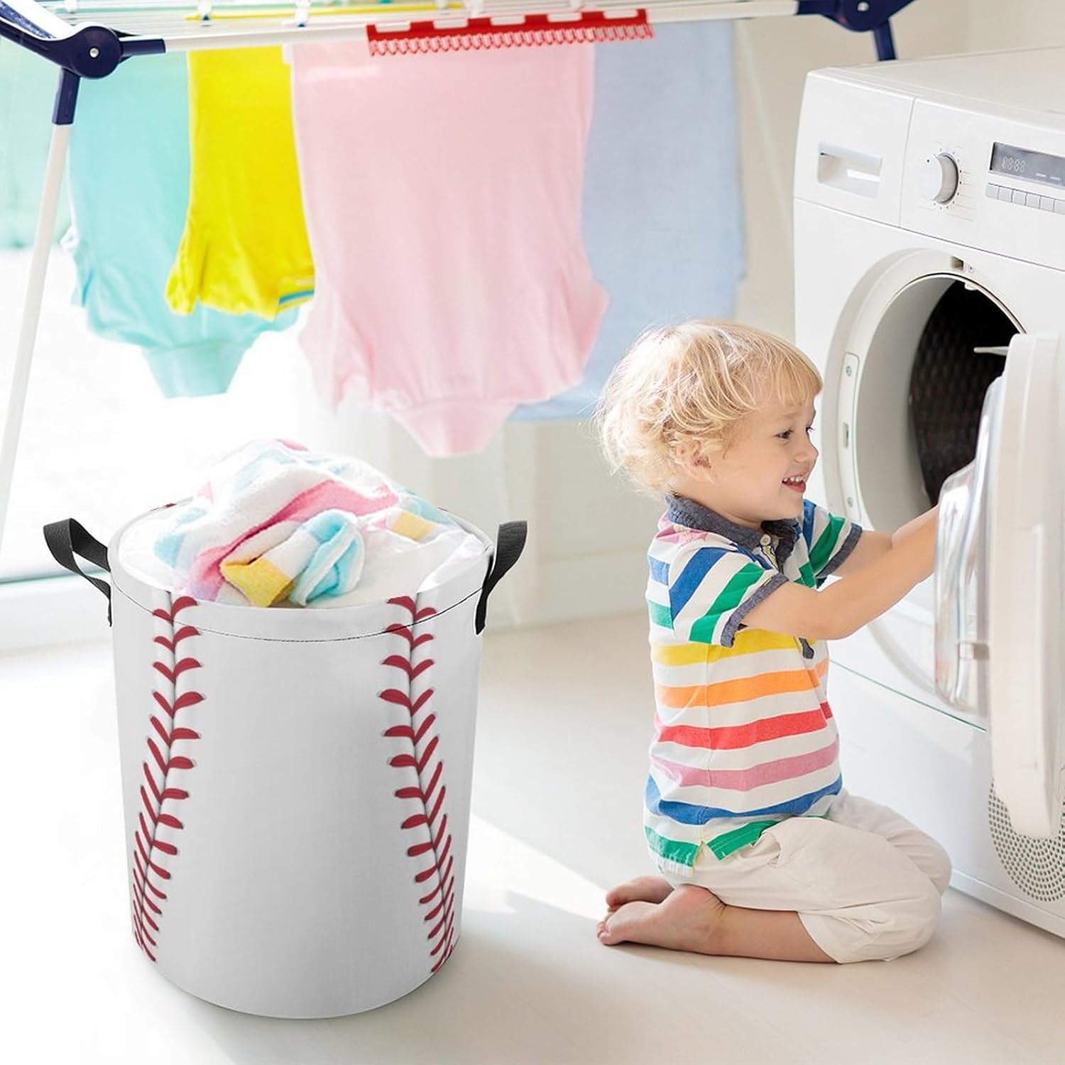 Kids Collapse-Worthy Laundry Basket