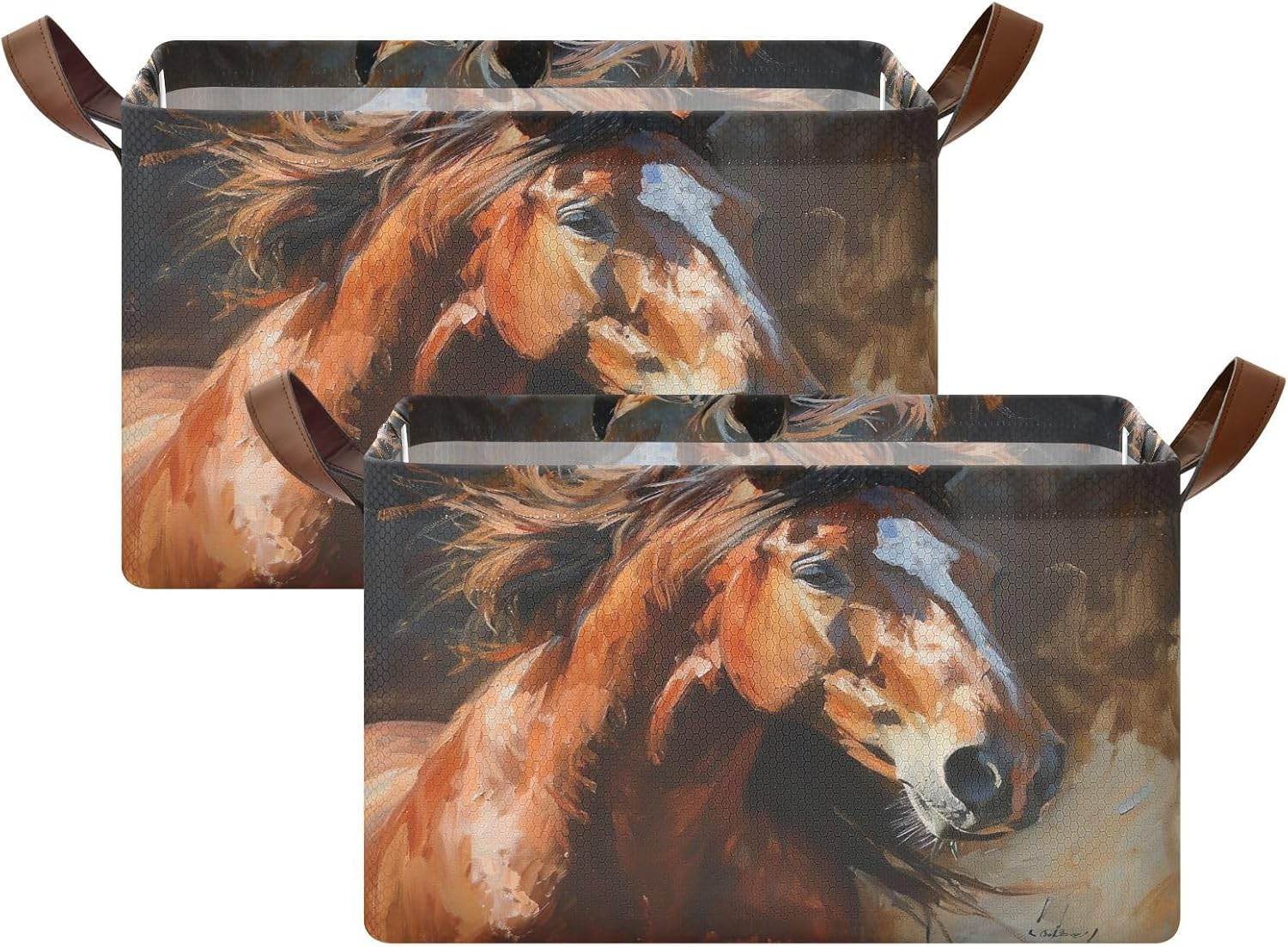 Collapsible Horse Storage Basket