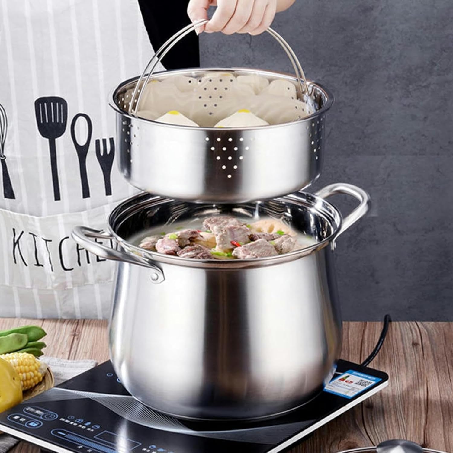 Stainless Steel Seafood Steamer Pot