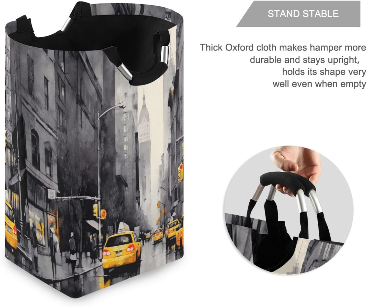 Kigai Collision-Resistant Laundry Basket with Handles