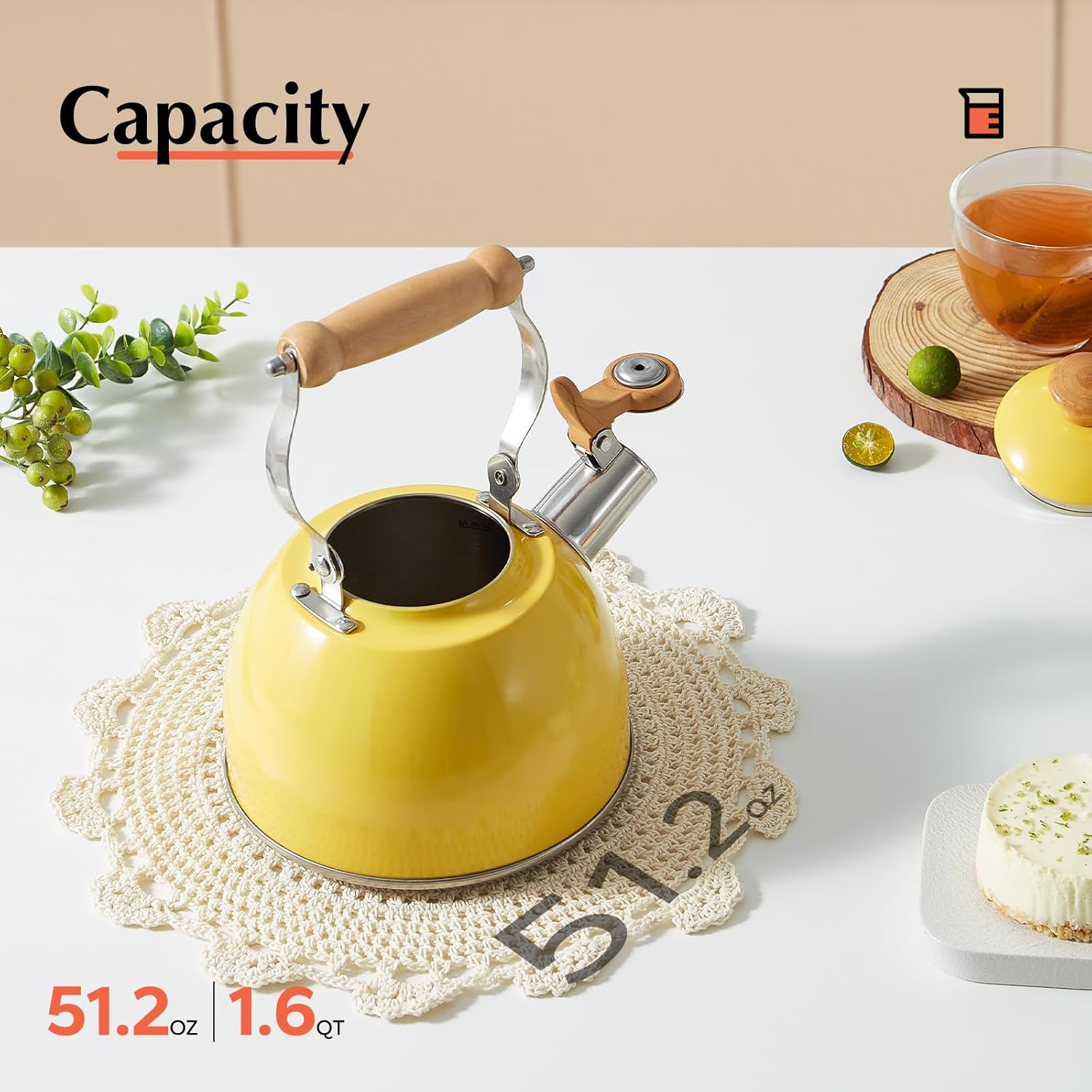 Perfect Ergonomic Design - Rockurwok Tea Kettle