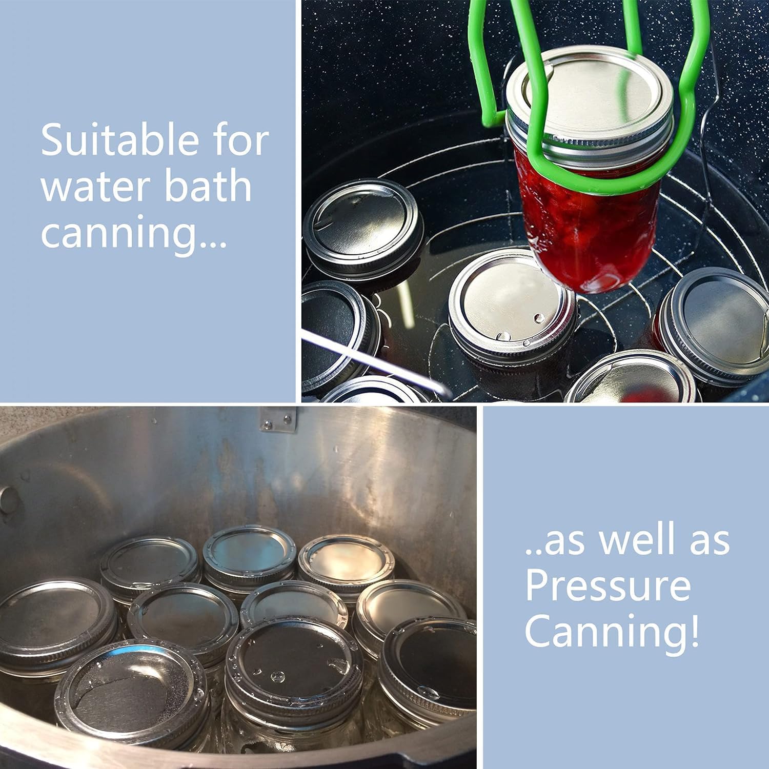 Topbooc Premium Canning Lids for Mason Jars