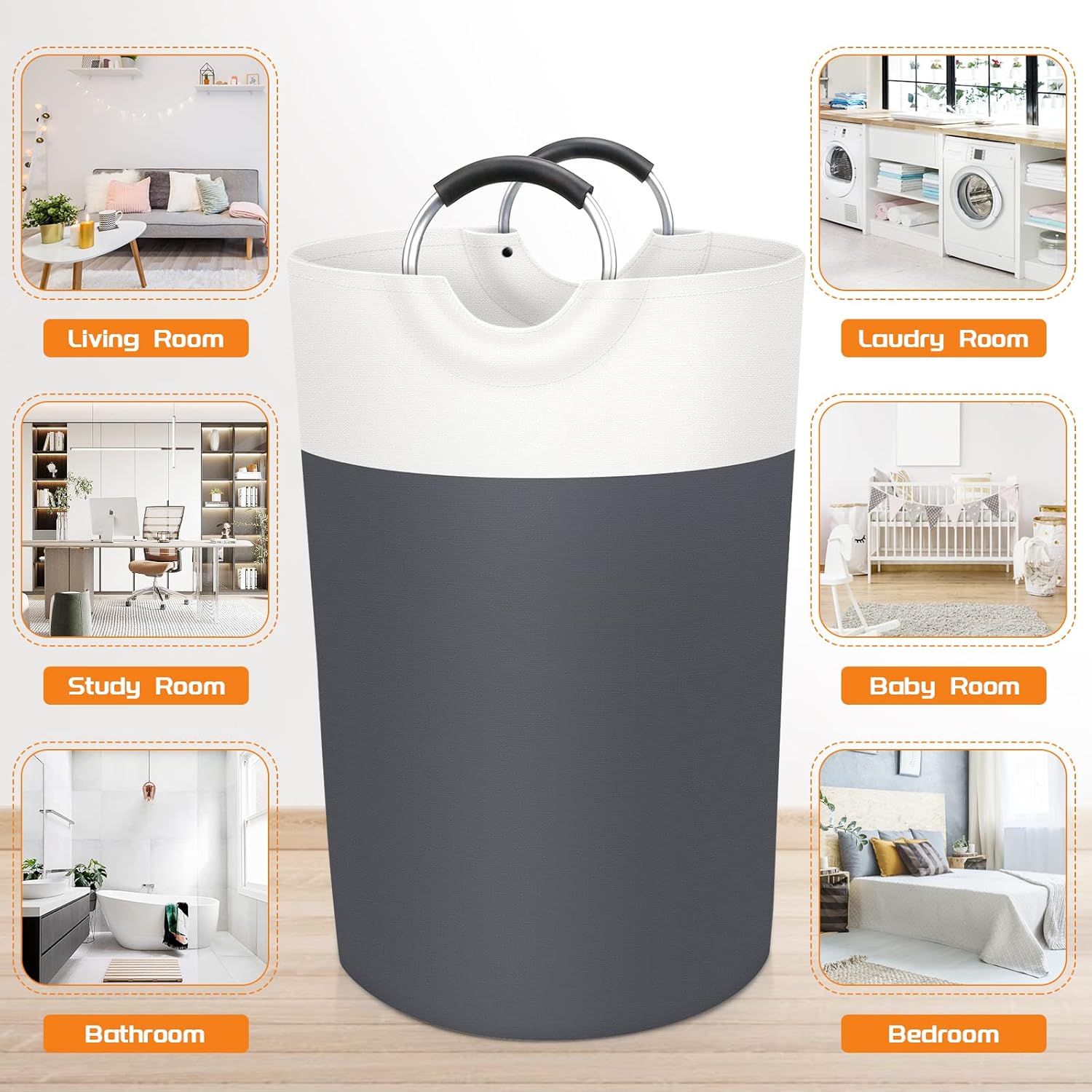 BlissTotes Laundry Basket