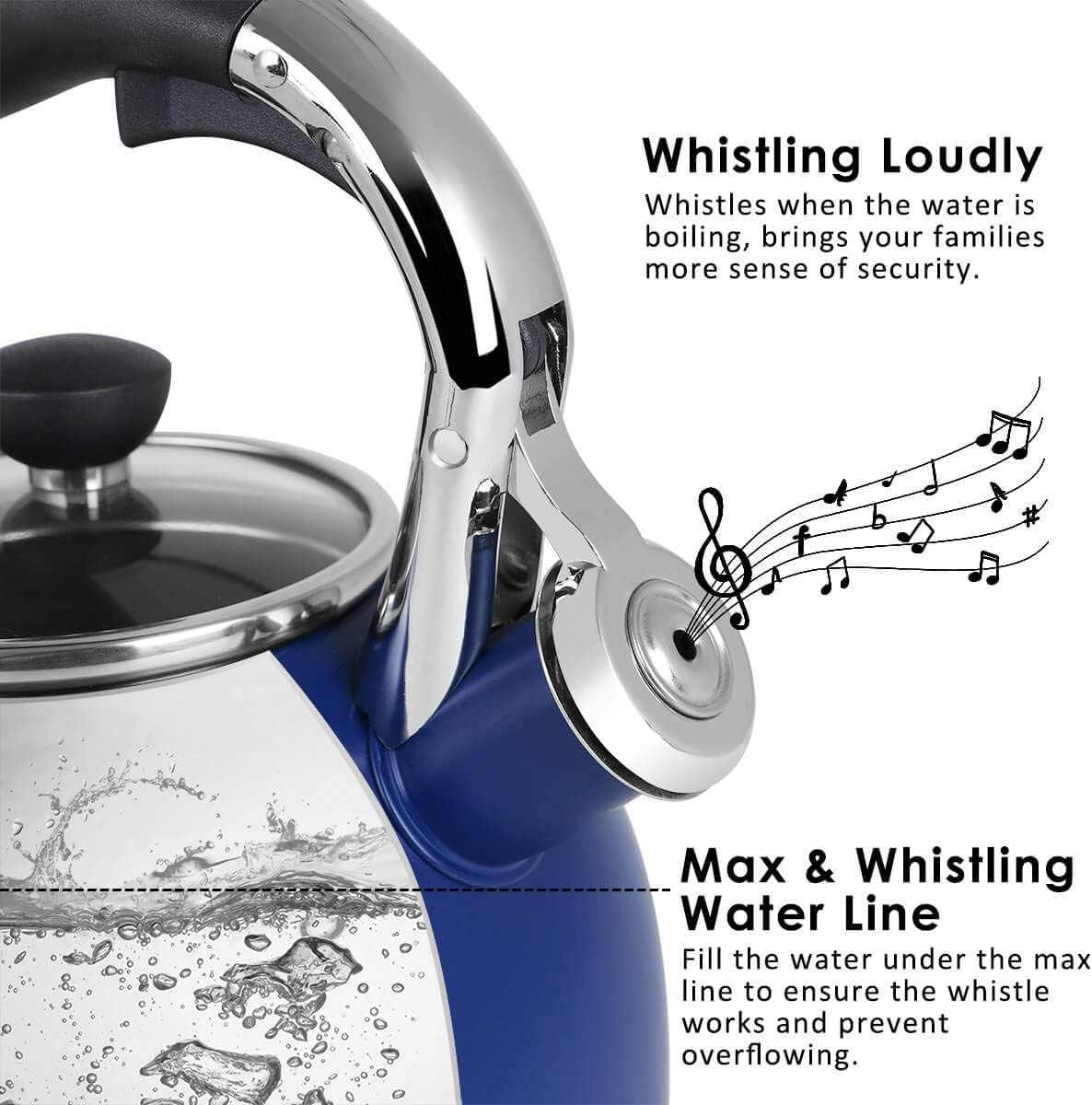 Sturdy 26-QT Stainless Steel Tea Kettle