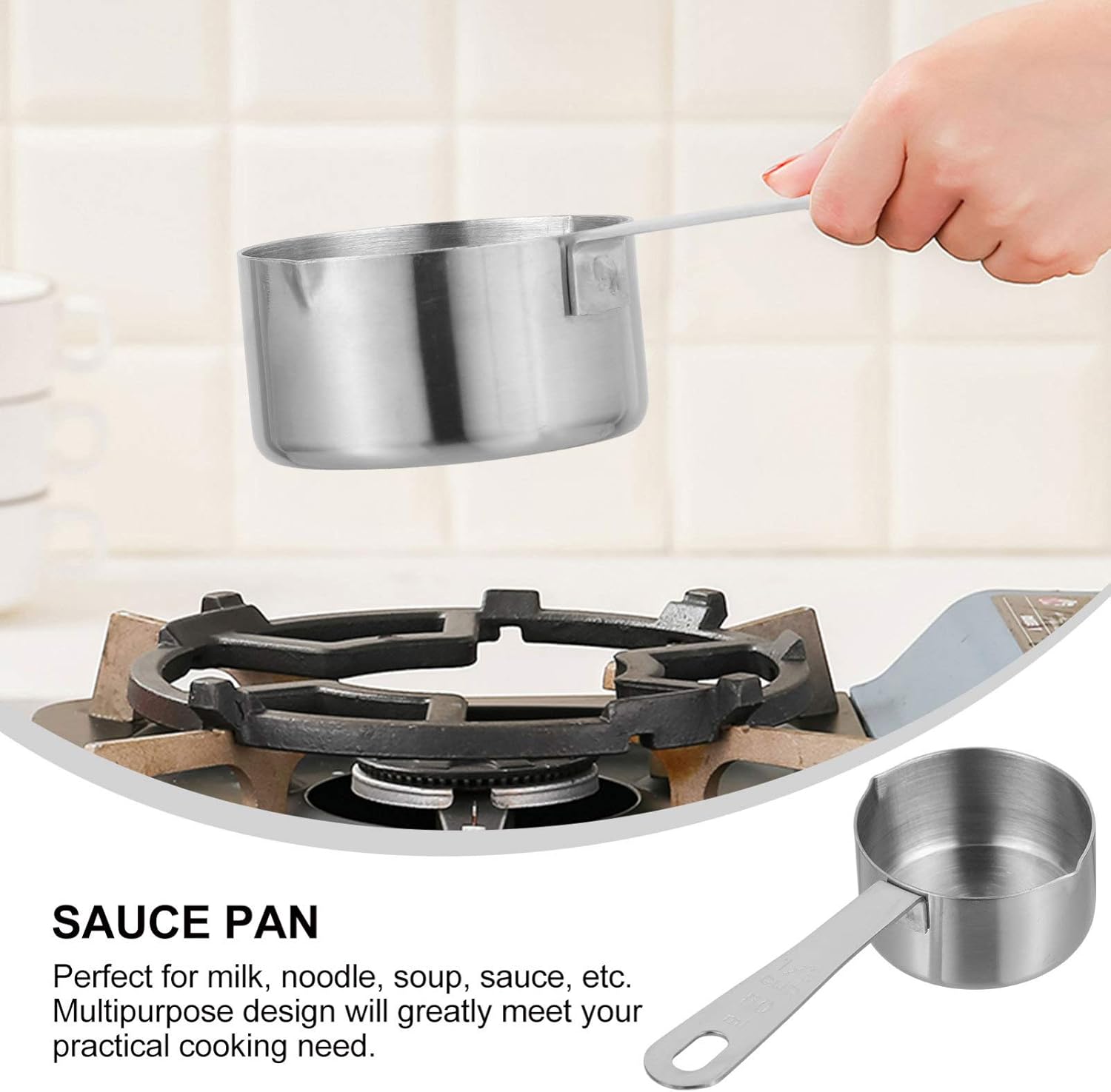 Tofficu Multifunctional Stainless Steel Saucepan