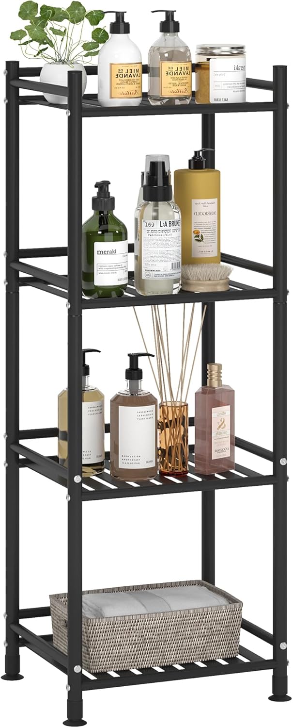 4 Tier Metal Bath Rack for Home