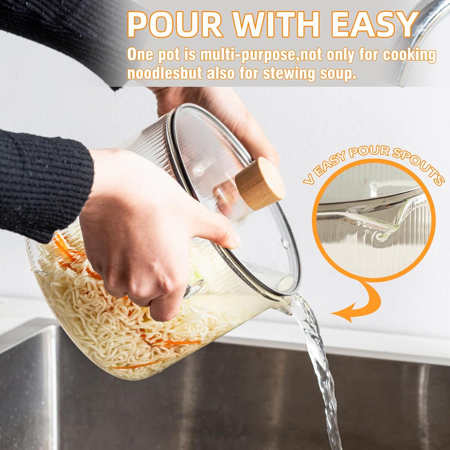 Ergonomic 2-Piece Heat-Resistant Cookware Set