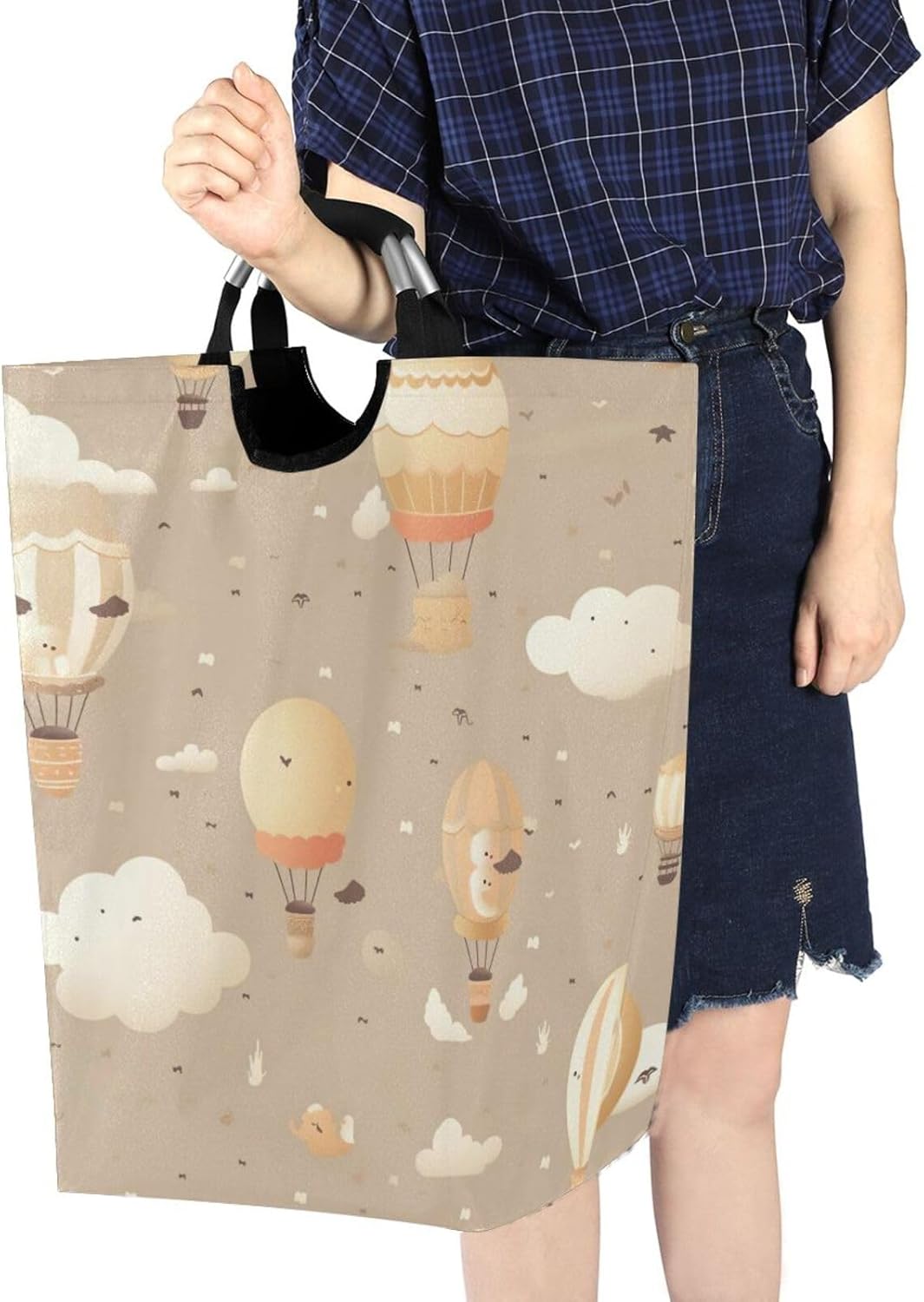 Collapsible Laundry Hamper for Kids with Handles
