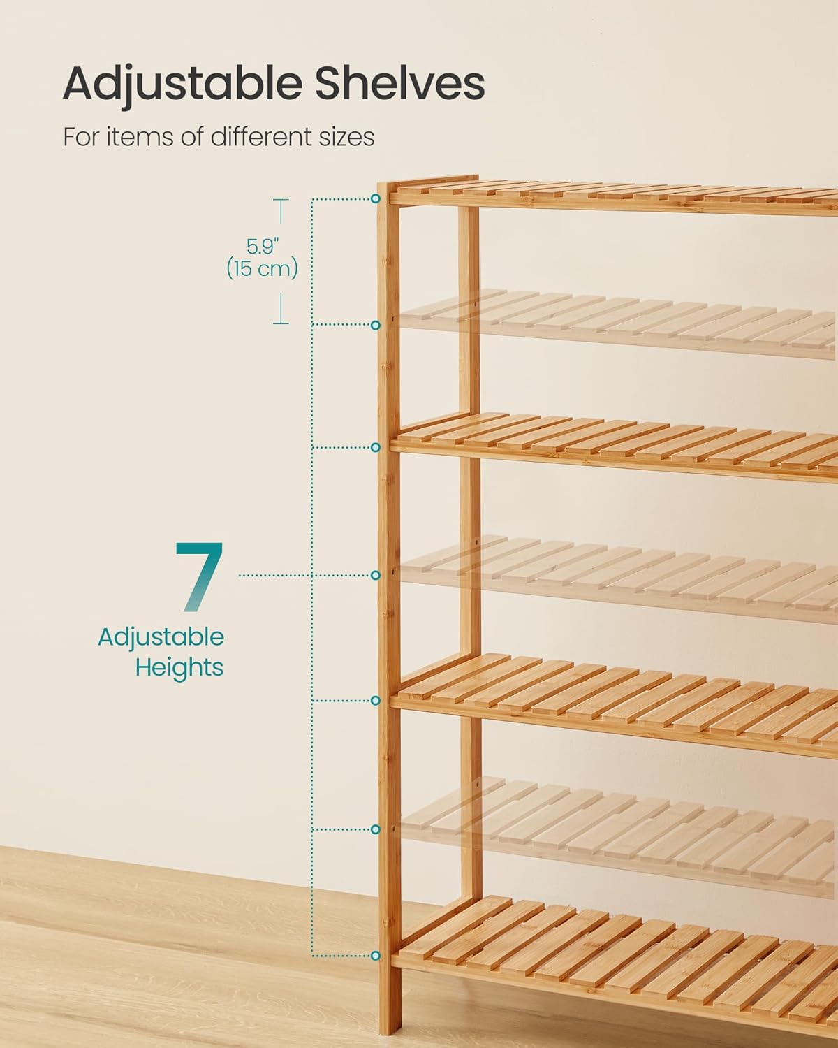 Bamboo Storage Shelf - Multi-Purpose
