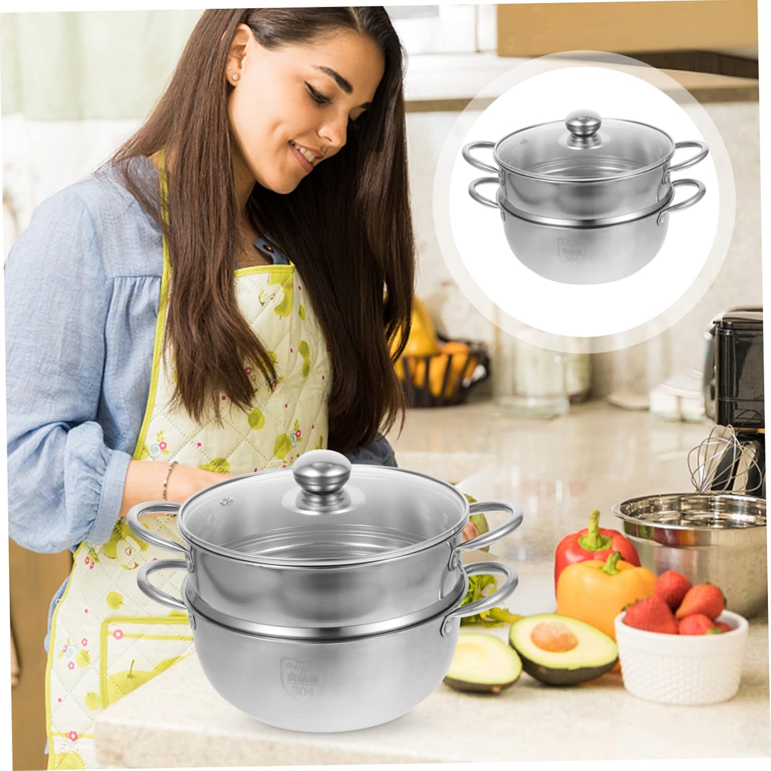 Stainless Steel Manual Steam Pot