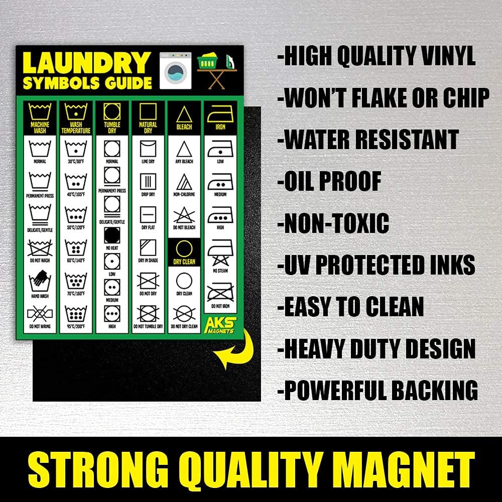 Proven Solution - laundry day transformed Easy Reading Guide Magnet - Make Care Simple