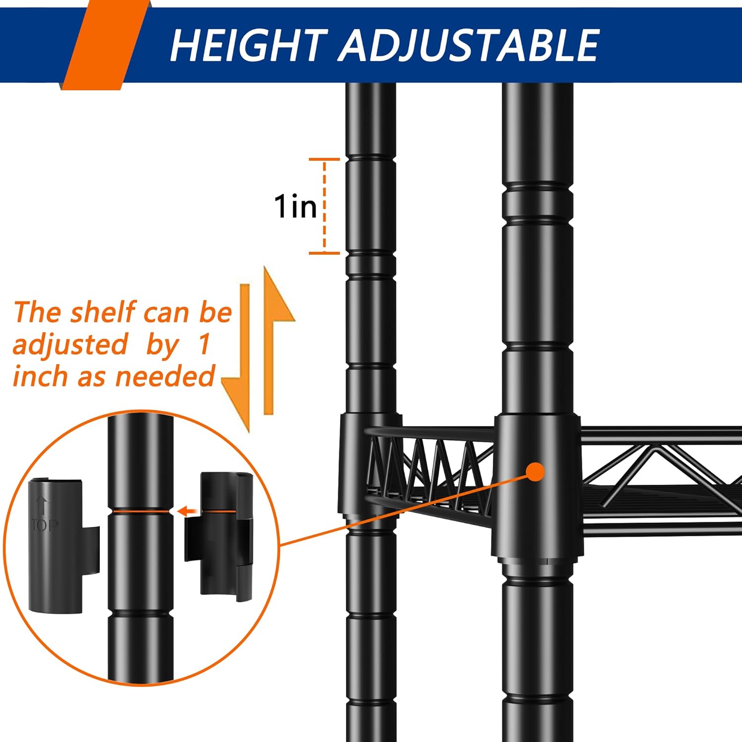 5-Wire Metal Storage Rack