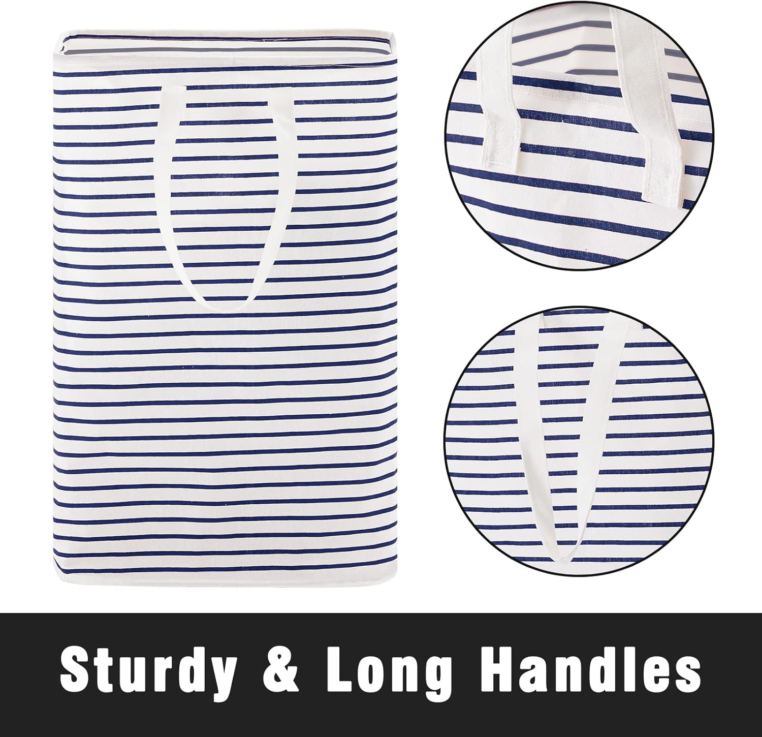 72-L Large Collapsible Laundry Basket Eco-Friendly Freestanding Clothes Hamper