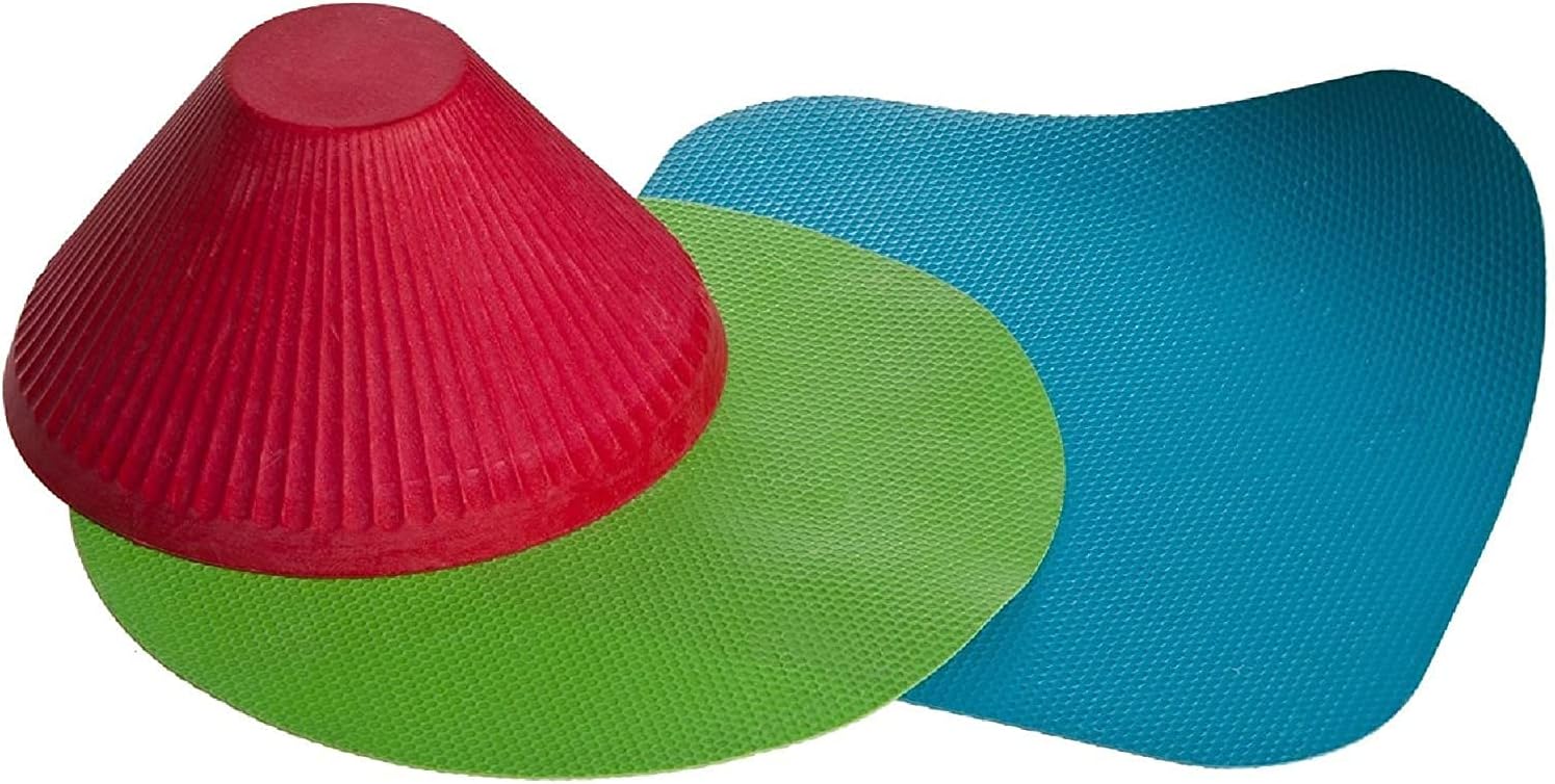 Progressive Jar Grips - Easy JarOpeners Teal Green Red