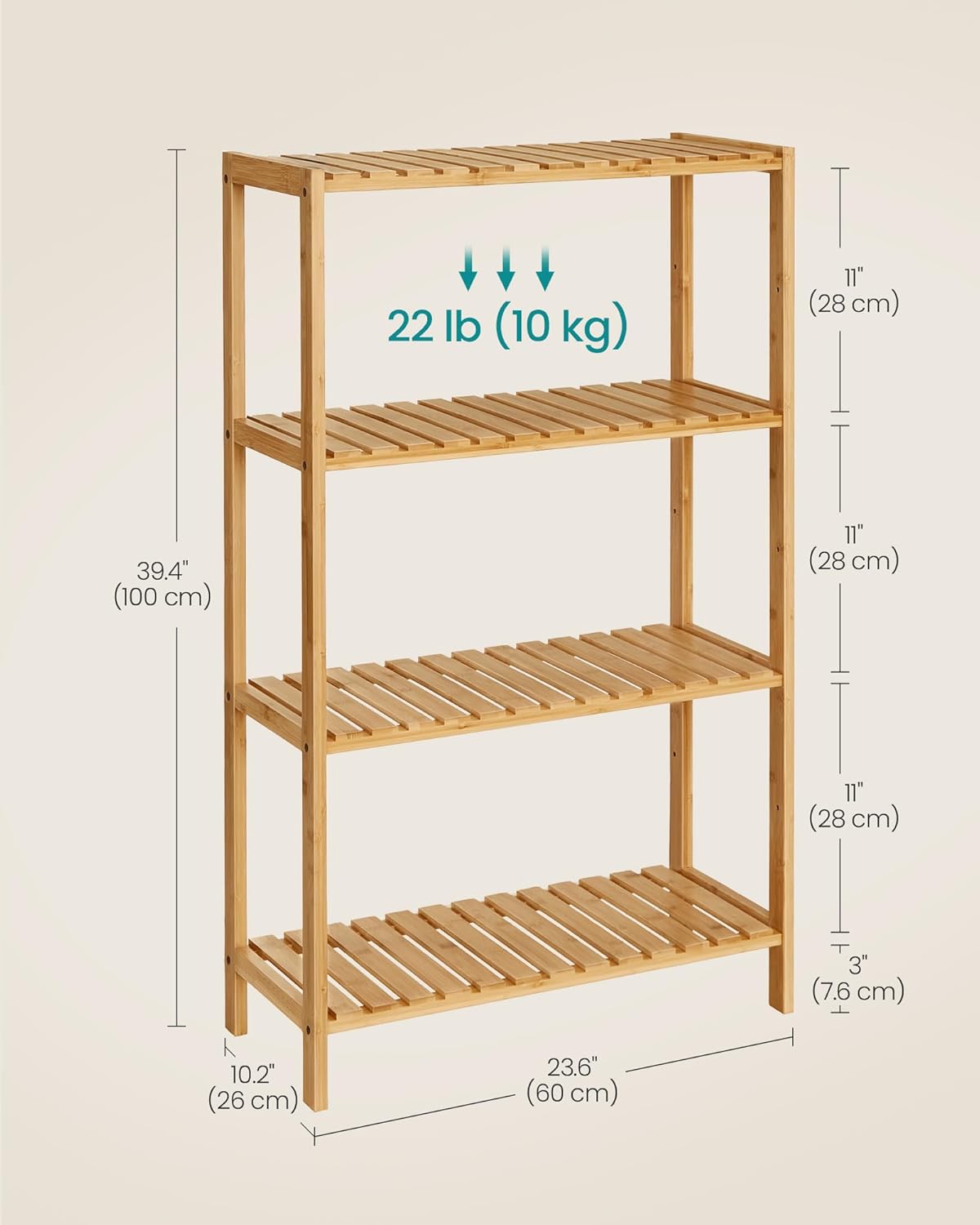 Bamboo Storage Shelf - Multi-Purpose