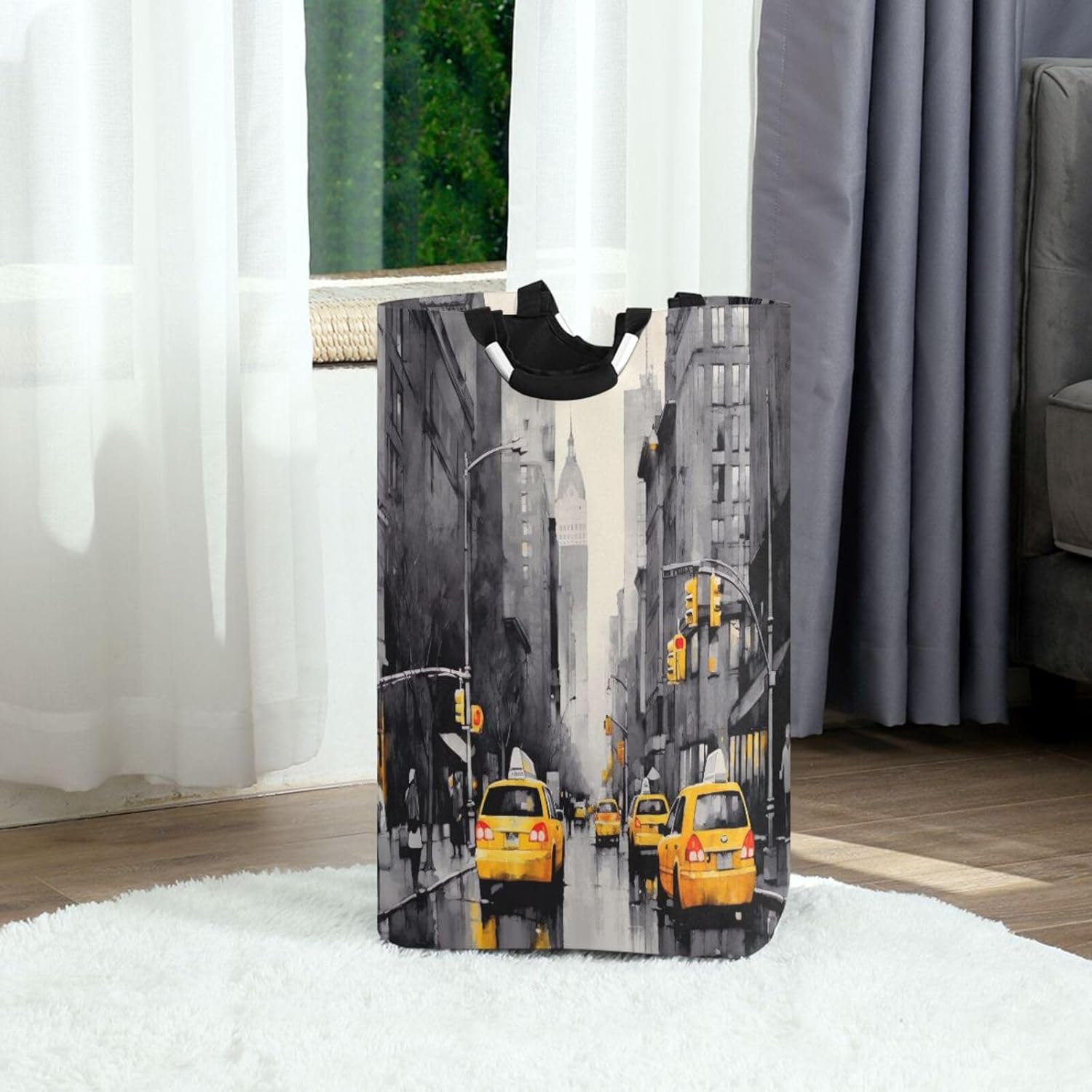 Kigai Collision-Resistant Laundry Basket with Handles