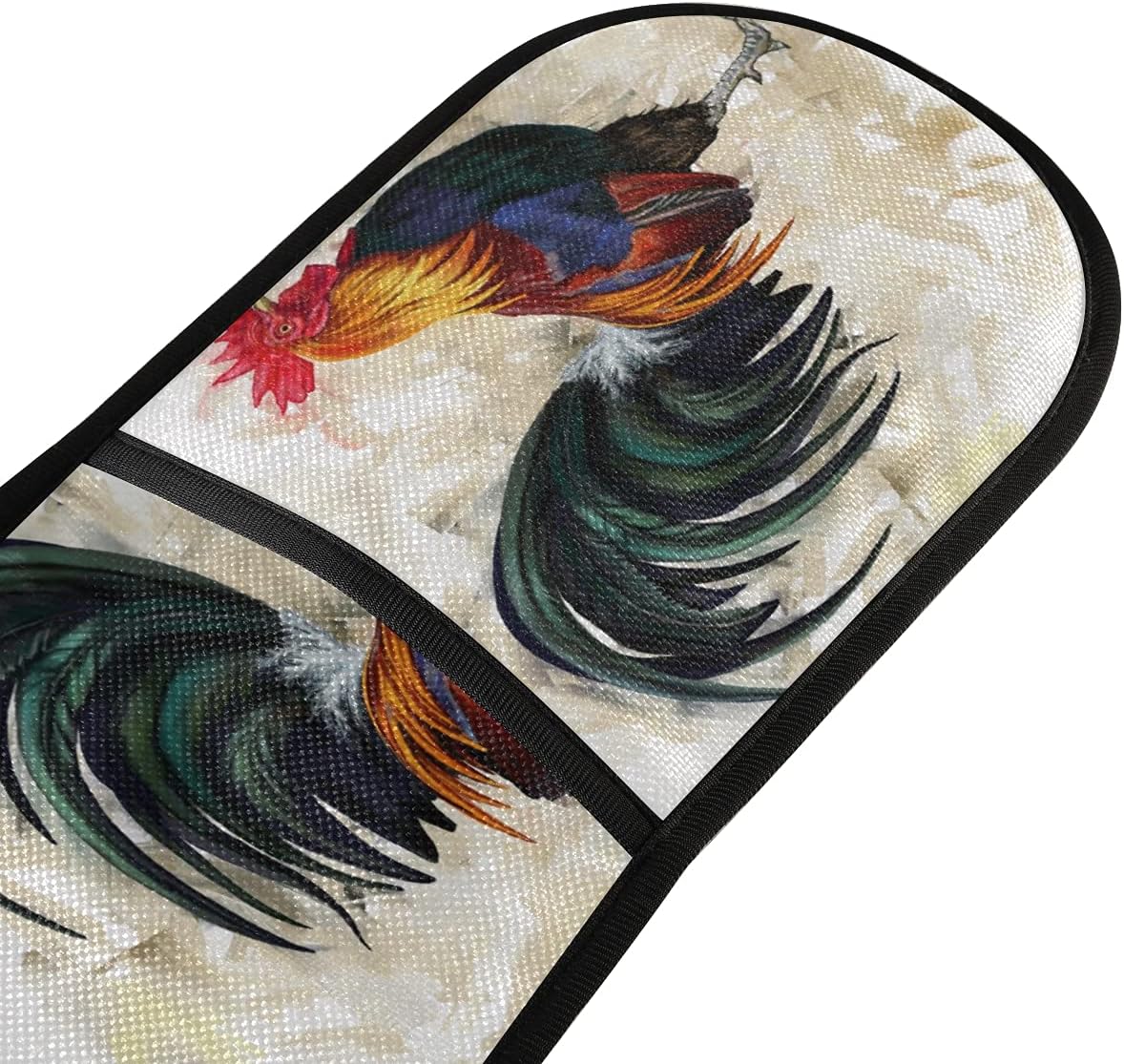 Rooster Oven Mitts - Durable Design