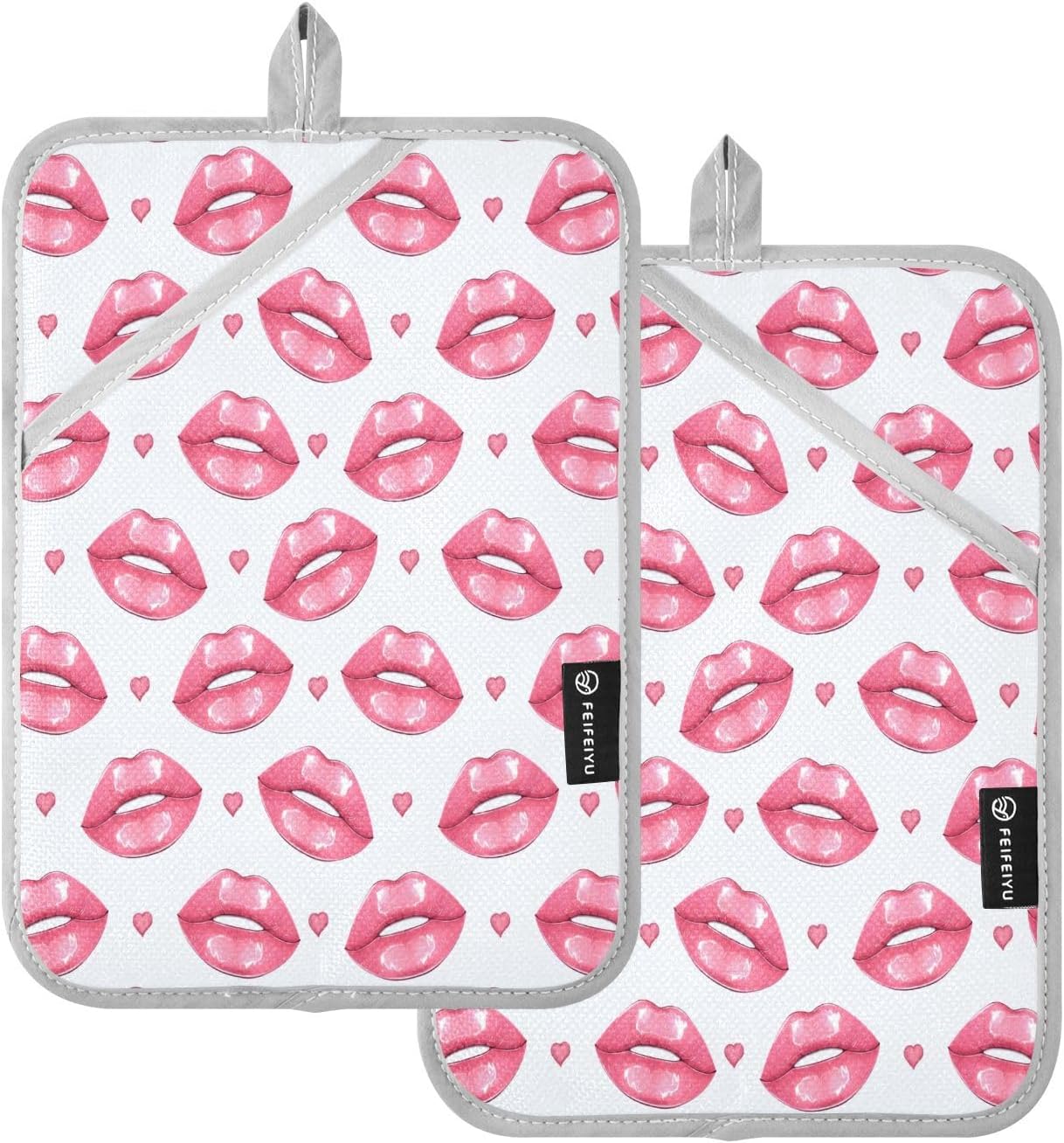 KCLDECI Heat Resistant Potholders Set of 2