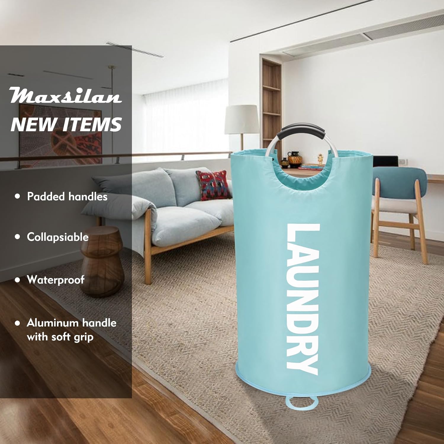 MAXSILAN 90L Large Laundry Basket