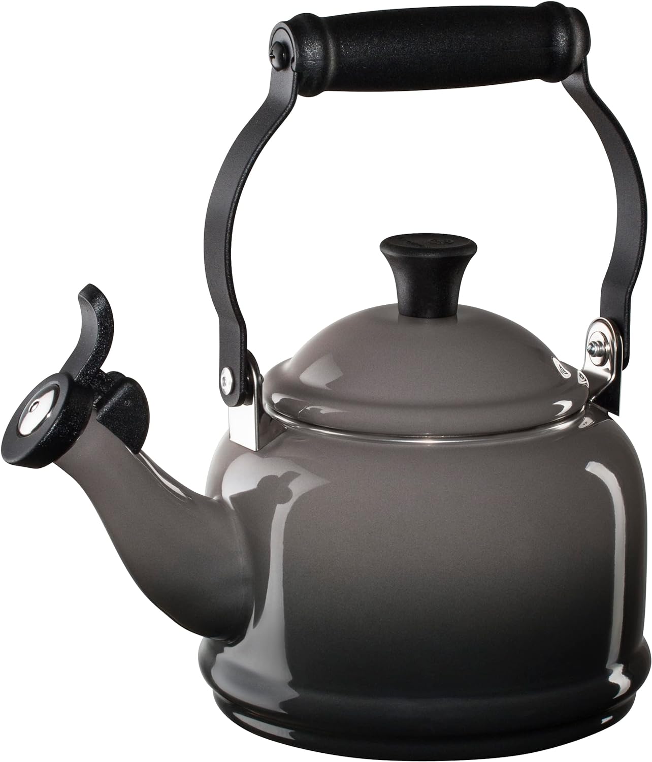 Le Creuset Enamel On Steel Demi Tea Kettle 125 qt Oyster