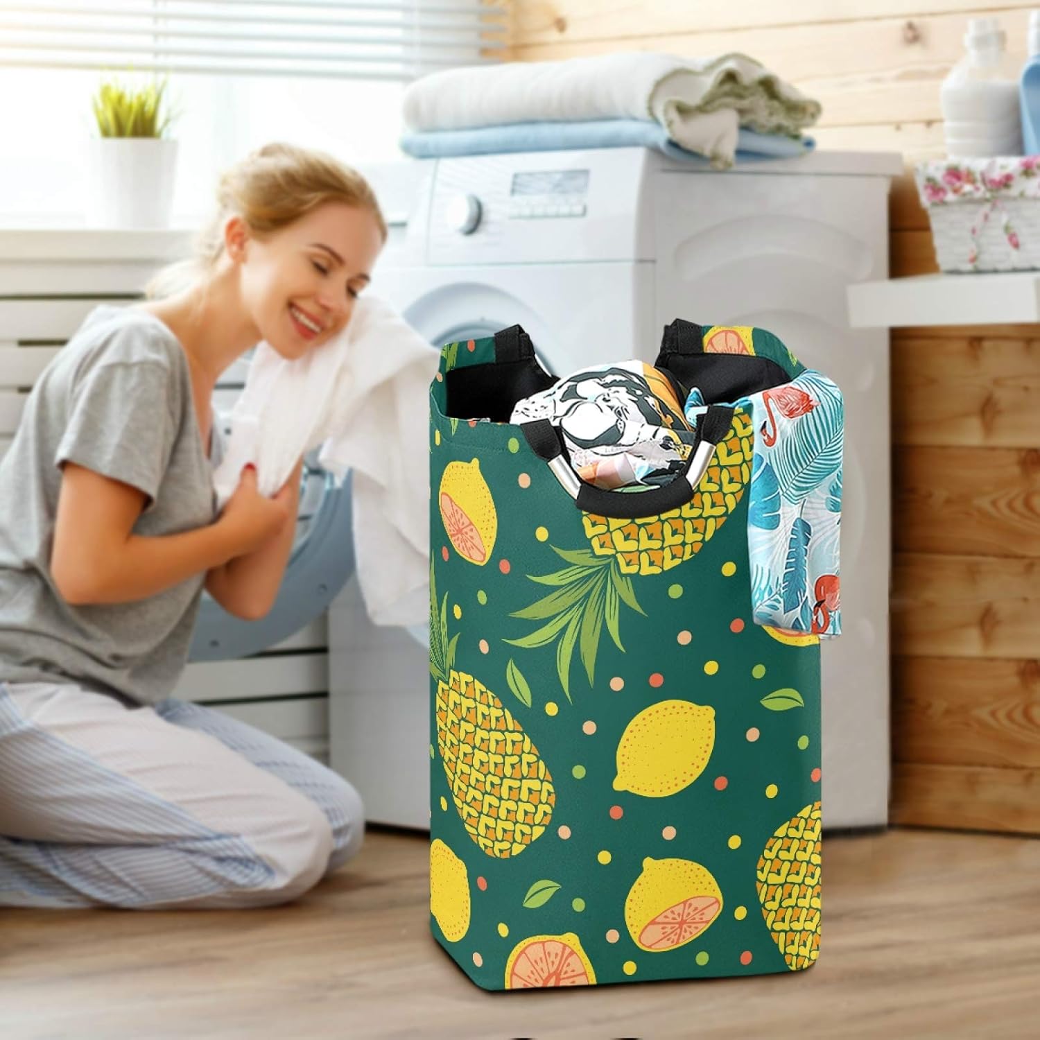 Eco-Friendly Foldable Laundry Basket