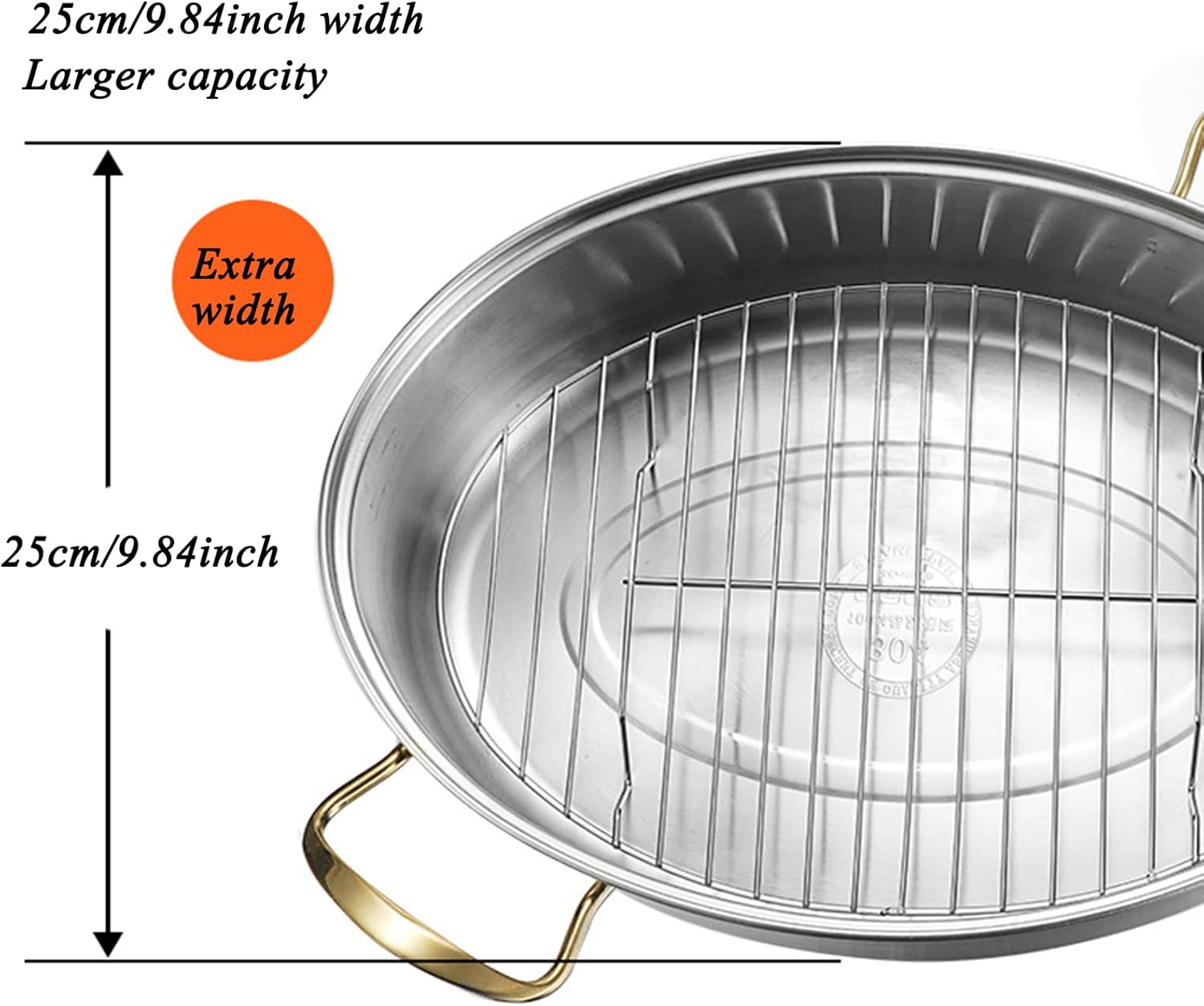 BINGWANGStainless Steel Fish Steamer