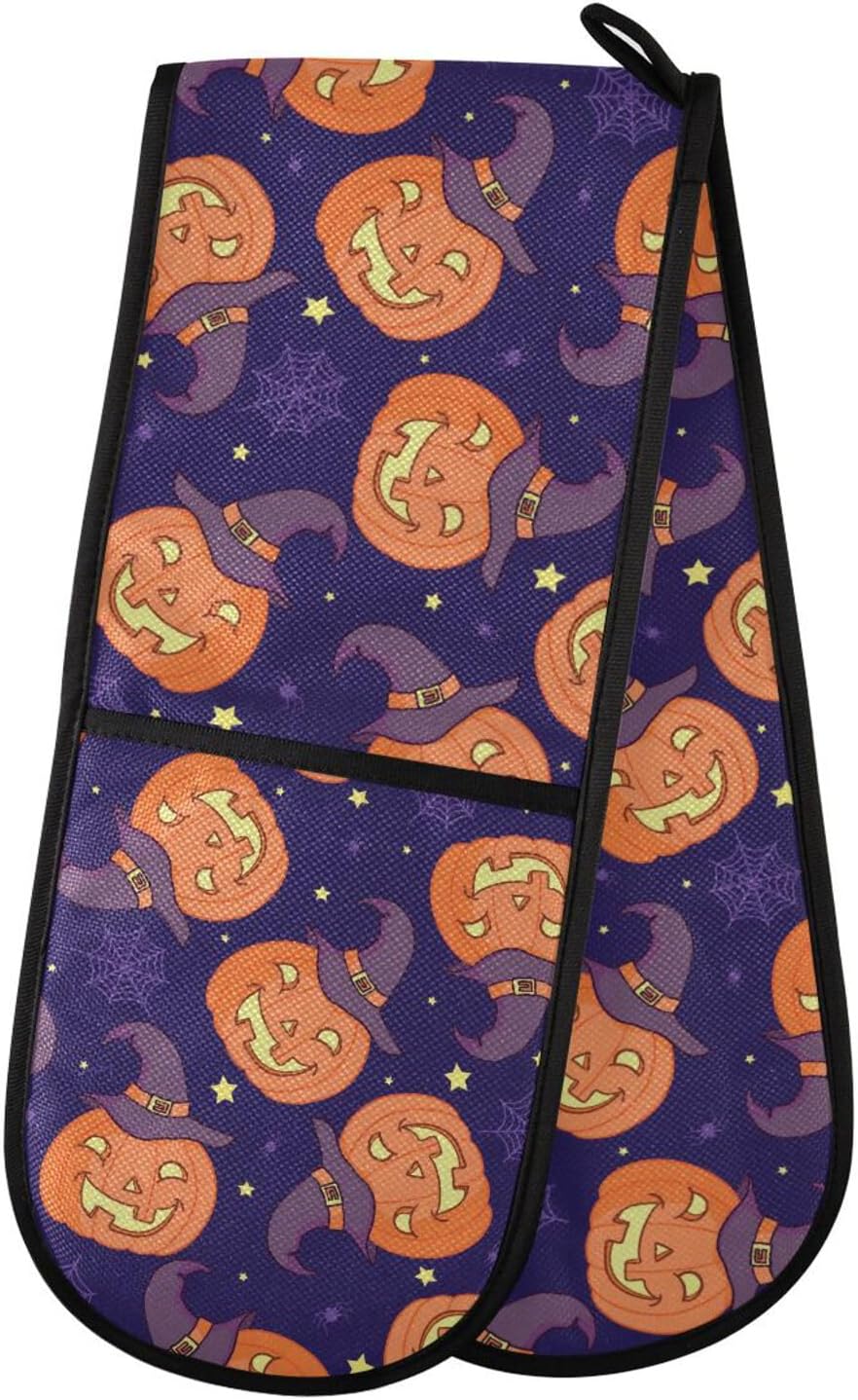 Susiyo Heat-Resistant Halloween Oven Mitt Anti-Scald Durable Gloves